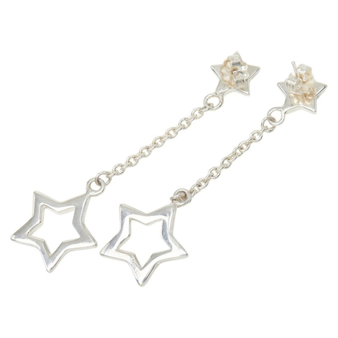 Tiffany Star Swing Earrings in 925 Sterling Silver for Women. TIFFANY & Co.: --- Catalog ---Category: SizeSize (HxWxD): 55.50mm x 19.60mm / 2.19'' x 0.77''Category: DesignType: Stud earringsGender: WomenMaterial: Silver 925Category: GeneralBrand: Tiffany--- Item List ---Sectio