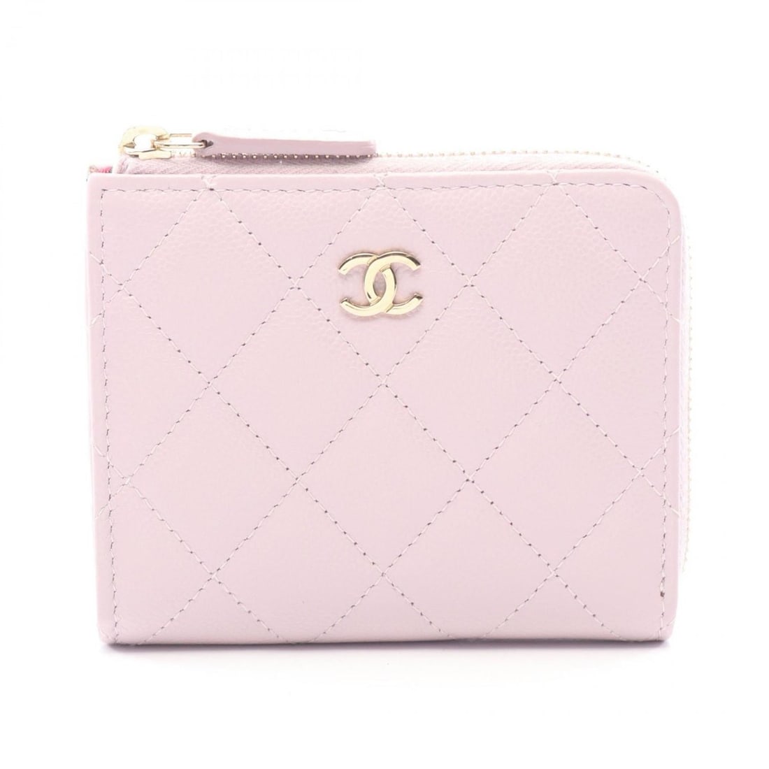 CHANEL Matelasse Round Wallet in Grained Calf Leather, Purple (1 of 19)