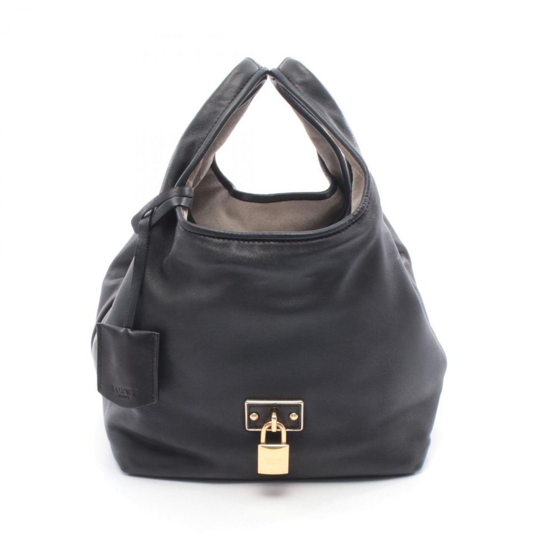 LOEWE Calie handbag, leather, women's, black, 369.82.970 (1 of 14)