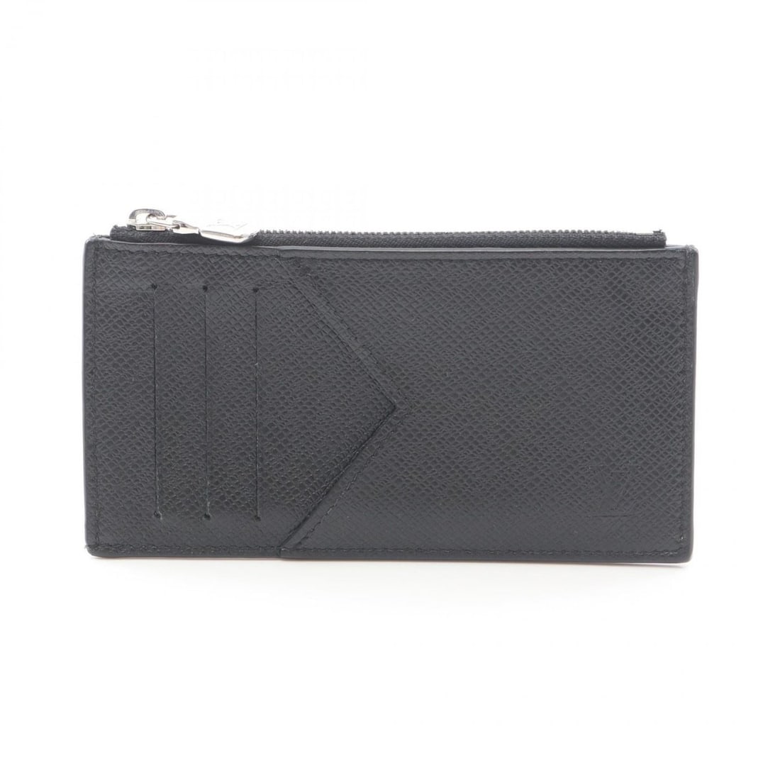 Louis Vuitton Taiga Leather Coin and Card Holder Wallet, Men's, Black, M62914 (1 of 15)