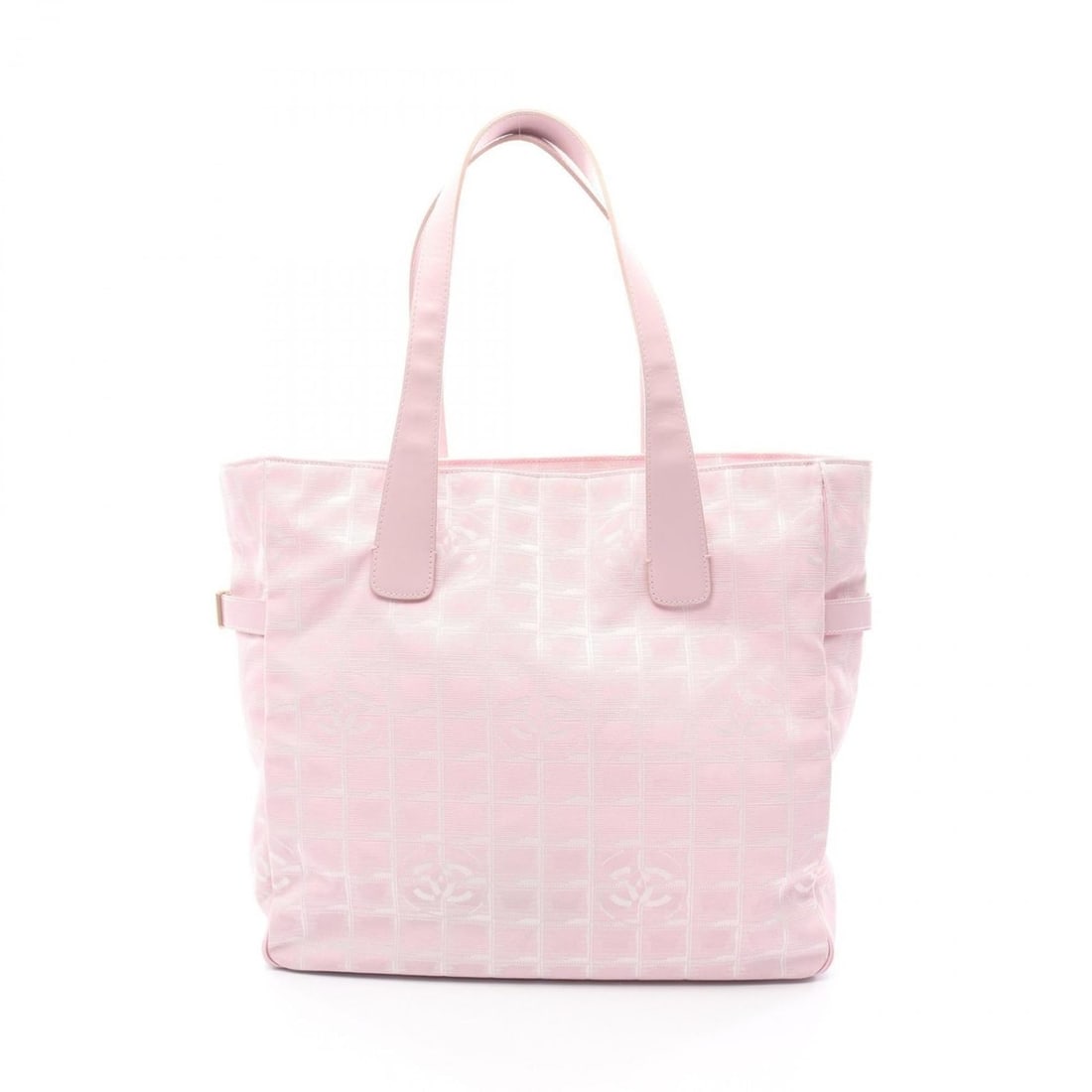 CHANEL New Travel Line GM Tote Bag, Handbag, Leather, Nylon Canvas, Women's, Pink, A15825: --- Catalog ---Category: SizeSize (HxWxD): 32cm x 35cm x 12.5cm / 12.59'' x 13.77'' x 4.92''Category: DesignType: Handbag, Tote bagColor: PinkGender: WomenMaterial: Leather , Nylon canvas Category: Ge