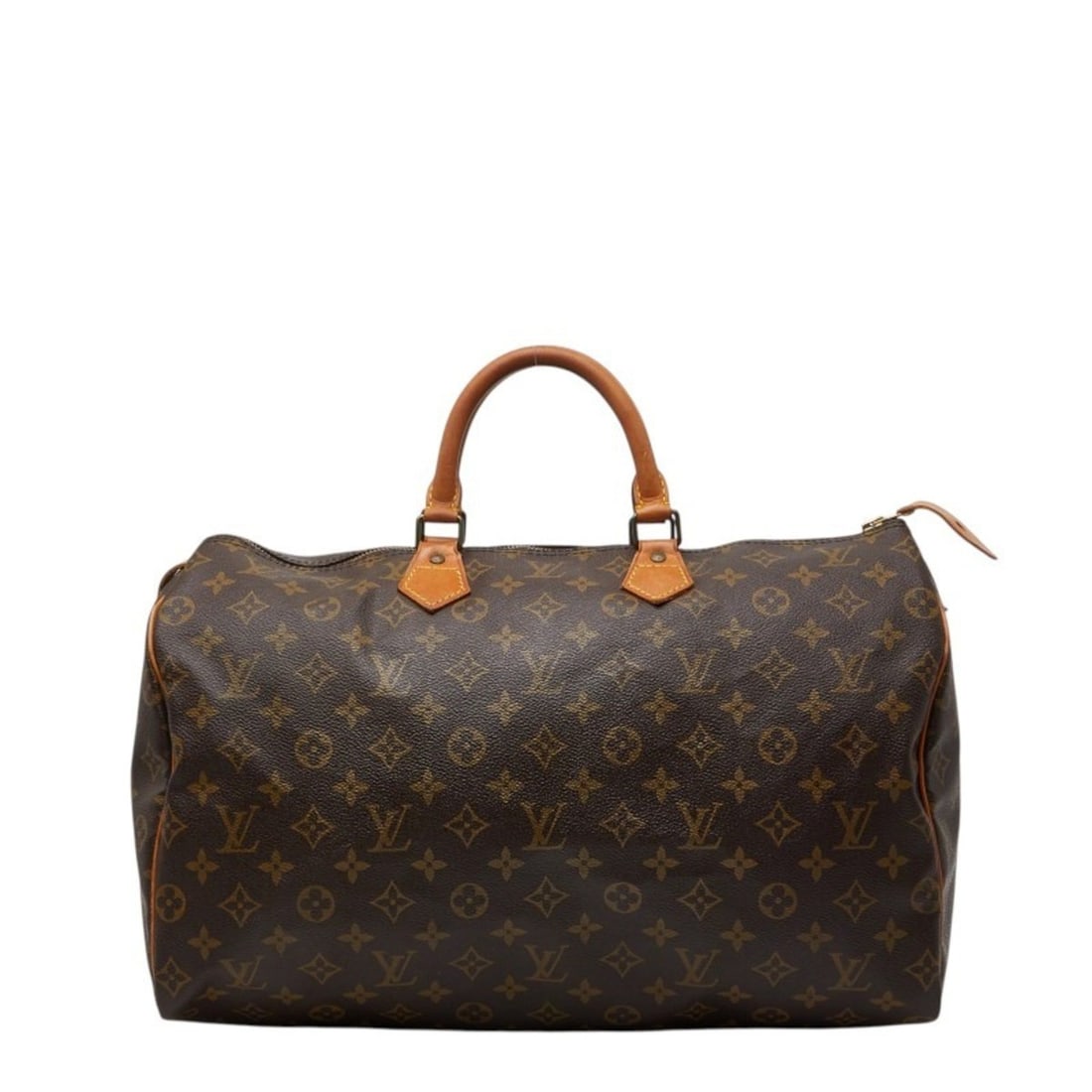 Louis Vuitton Monogram Speedy 40 Handbag/Boston Bag/Travel Bag M41522 Brown Leather Women's LOUIS (1 of 16)