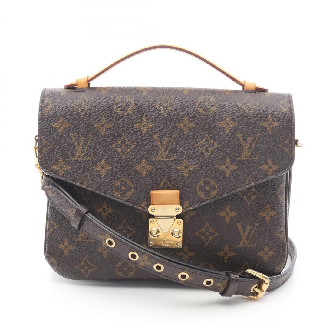 Louis Vuitton Metis MM Pochette Handbag, Coated Canvas and Leather, Monogram, Women's, Brown, M44875 (1 of 14)
