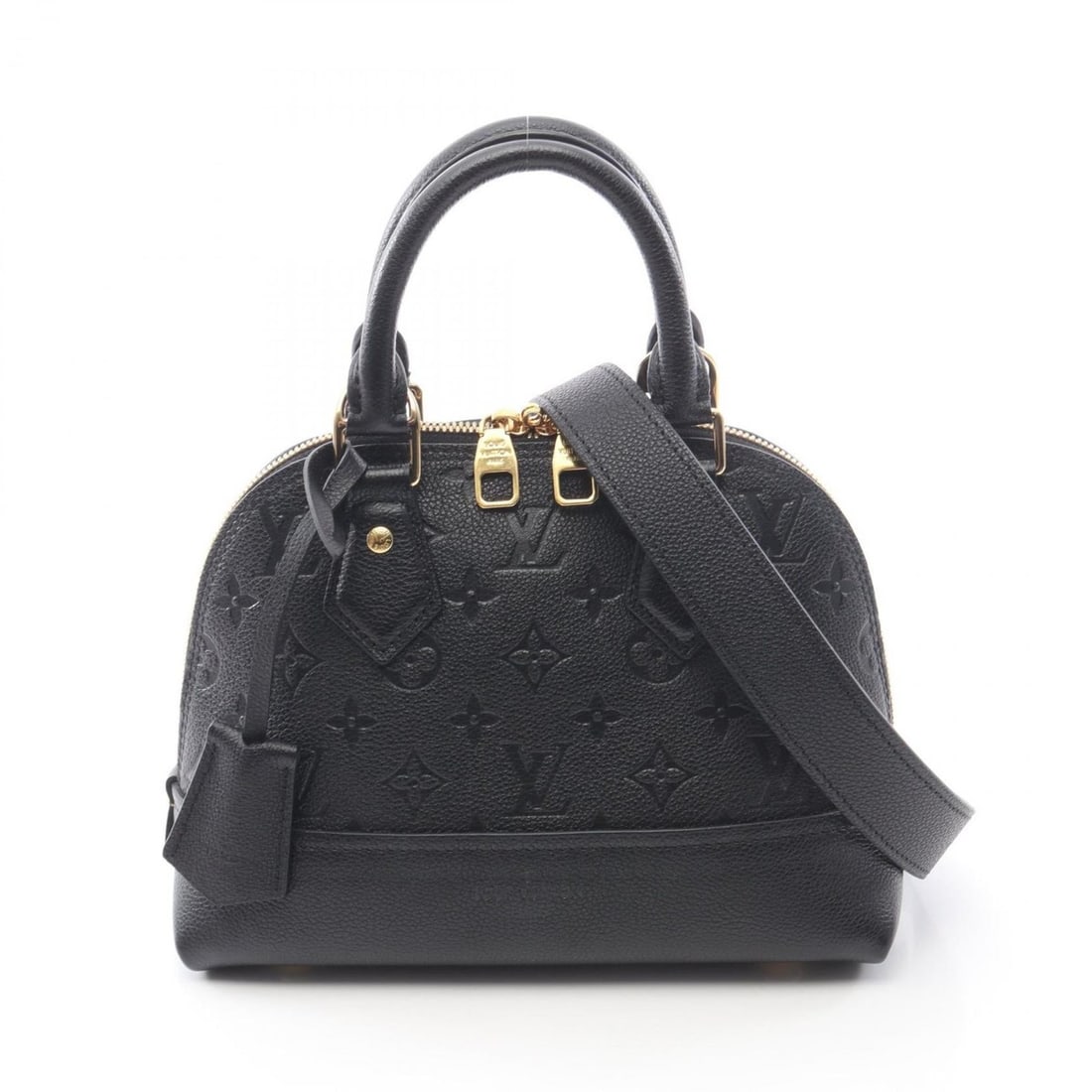 Louis Vuitton Neo Alma BB Handbag, Monogram Empreinte Leather, Women's, Black, M44829 (1 of 8)
