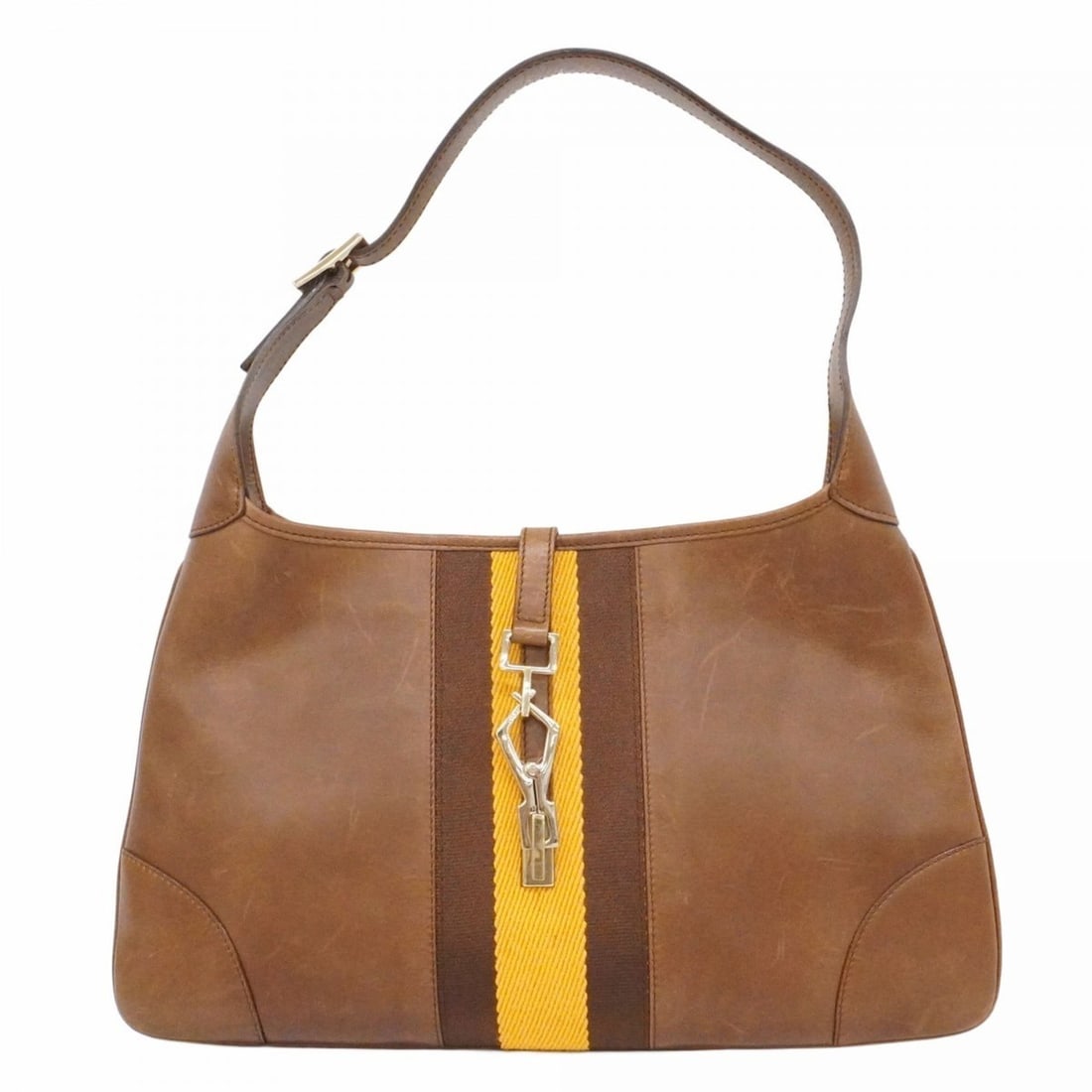 Gucci Jackie 001 4057 Shoulder Bag in Brown Leather for Women (1 of 20)