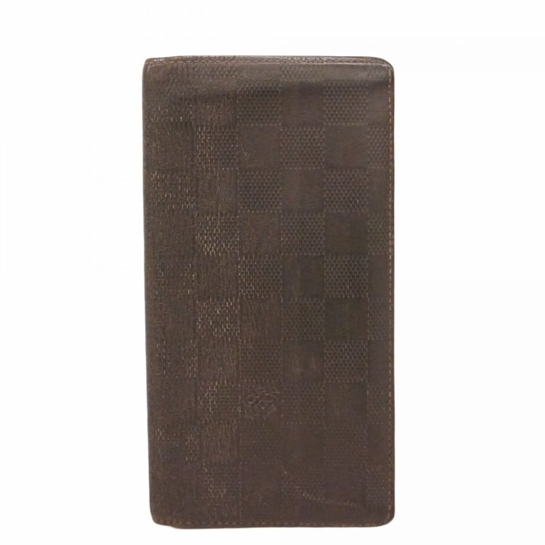 Louis Vuitton Damier Infini Portefeuille Brazza Long Wallet N63120 Meteor Men's (1 of 18)