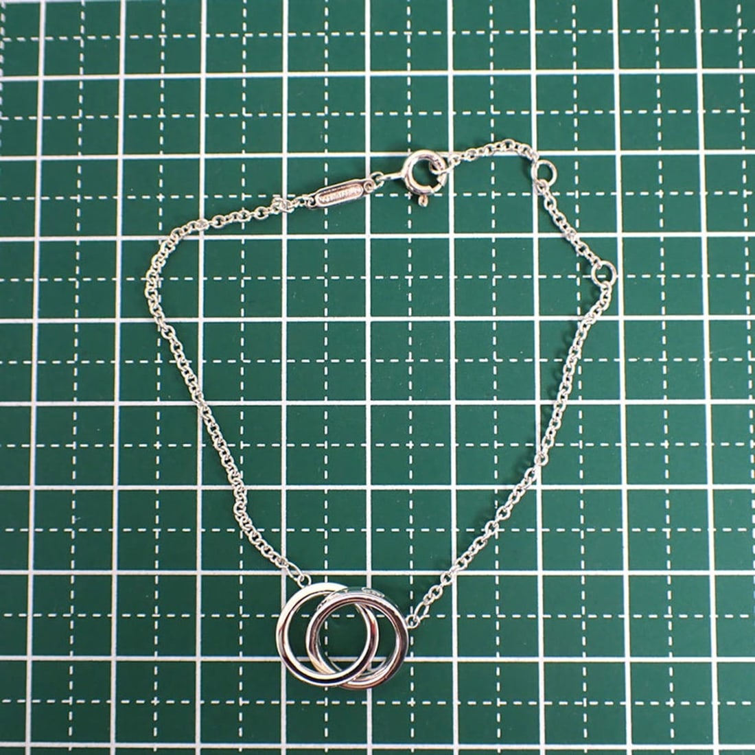 TIFFANY 925 Interlocking Circle Bracelet - 10