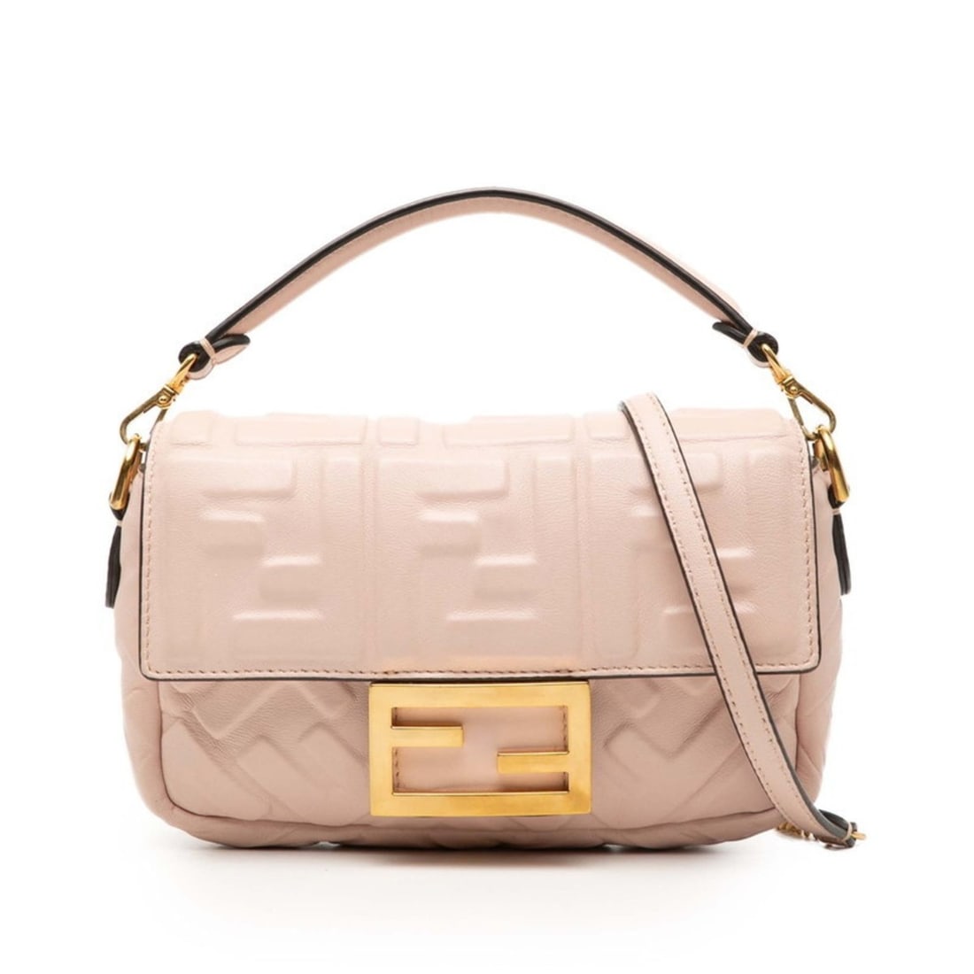 FENDI Baguette Small Handbag/Shoulder Bag 2WAY 8BS017 Pink Leather Women's: --- Catalog ---Category: SizeSize (HxWxD): 11.5cm x 17.5cm x 3cm / 4.52'' x 6.88'' x 1.18''Category: DesignType: Handbag, Shoulder bagColor: PinkGender: WomenMaterial: Leather Category: GeneralMPN: 8B