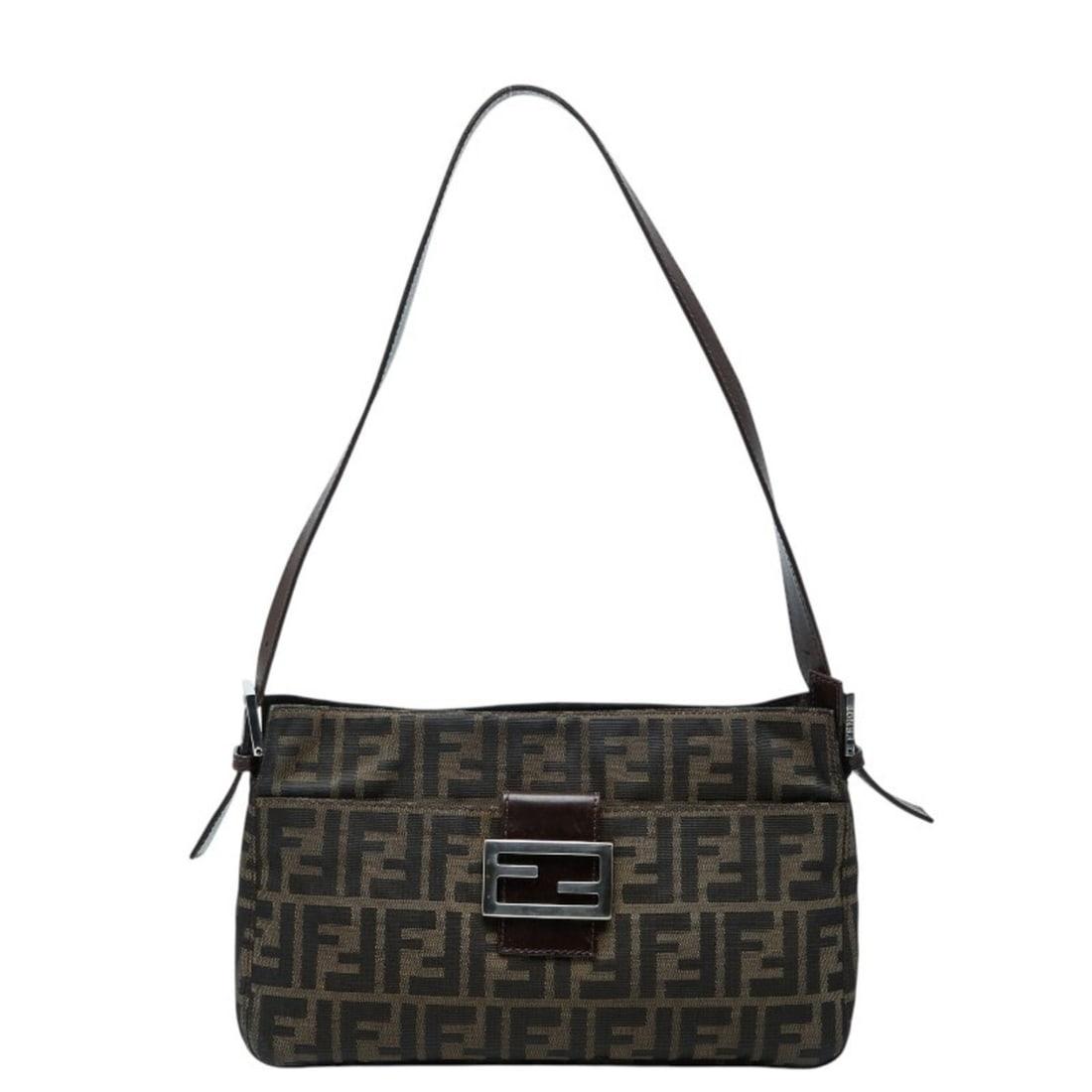 Fendi Zucca Mamma Bucket One-Shoulder Bag 26566 Brown Canvas and Leather Women's FENDI (1 of 12)