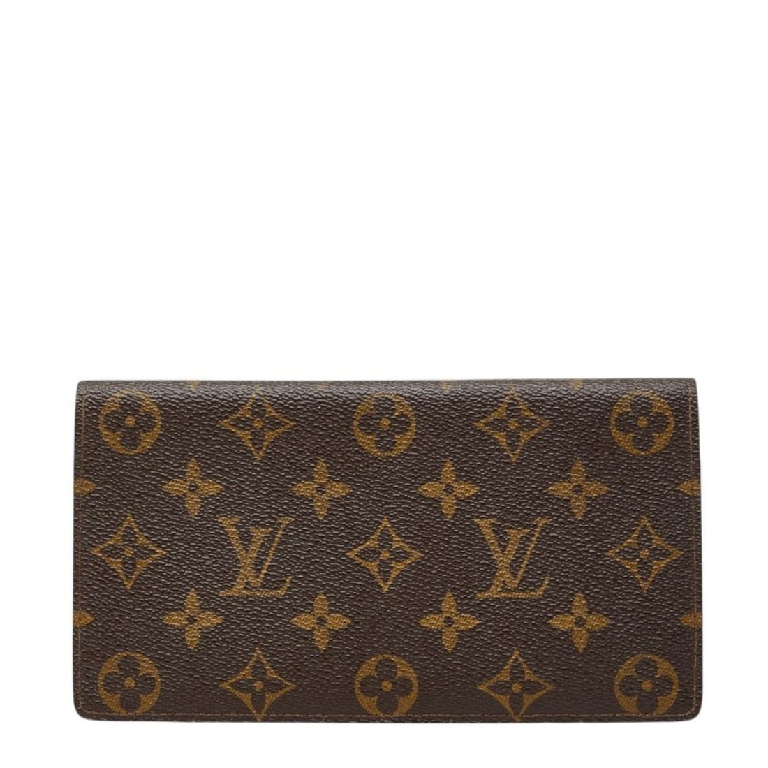 Louis Vuitton Monogram Porte Chequier Double Wallet M62223 Brown Leather Women's LOUIS VUITTON (1 of 10)