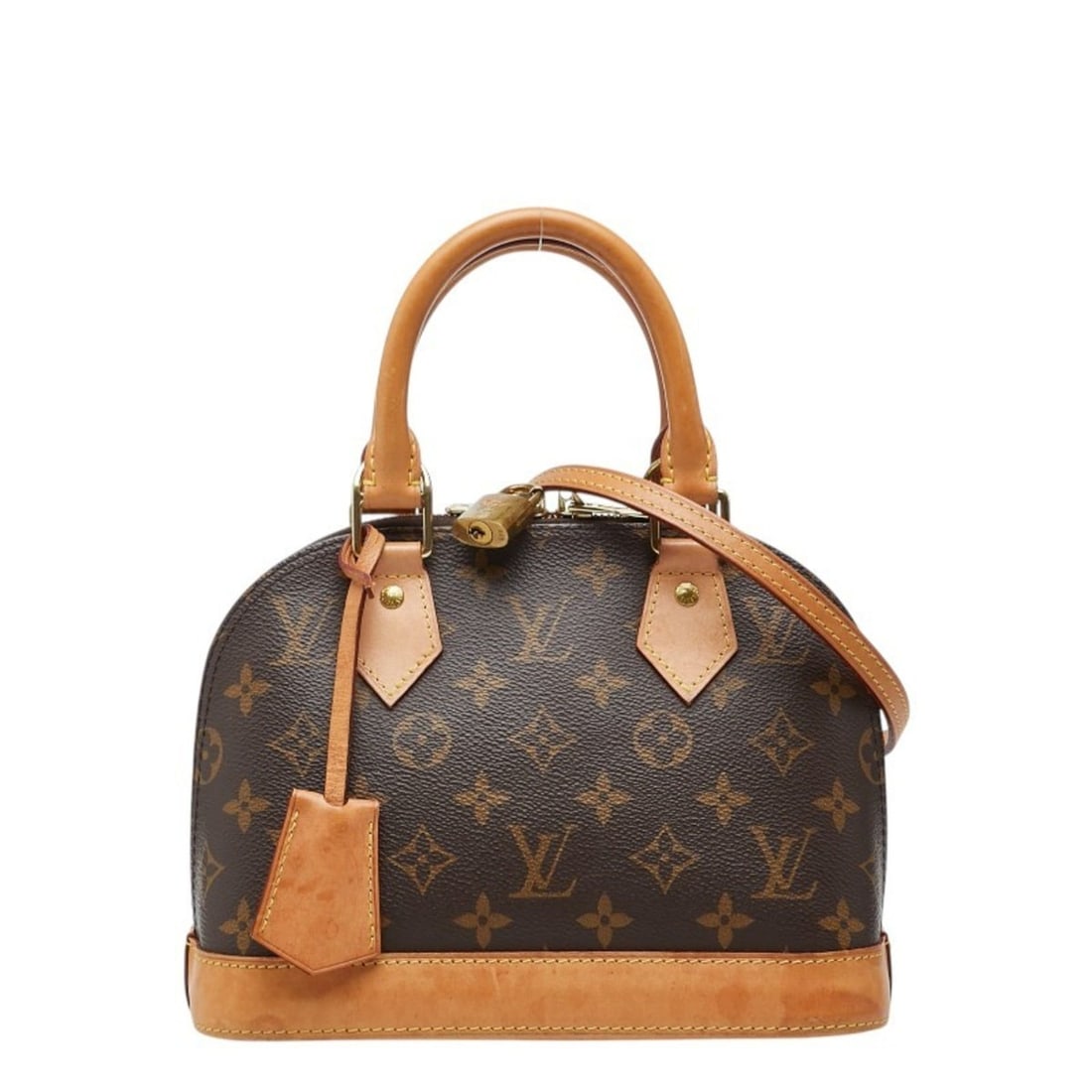 Louis Vuitton Monogram Alma BB Handbag/Shoulder Bag, 2-Way, M53152, Brown Leather, Women's, LOUIS: --- Catalog ---Category: SizeSize (HxWxD): 17.5cm x 23.5cm x 11cm / 6.88'' x 9.25'' x 4.33''Category: DesignType: Handbag, Shoulder bagColor: BrownGender: WomenMaterial: PVC , Leather Category: Genera