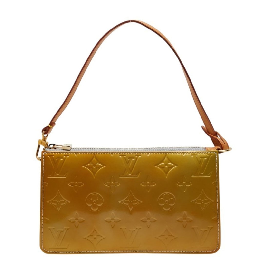 Louis Vuitton Monogram Vernis Lexington Bag Pouch Mini Handbag M91011 Green and Blue Patent Leather (1 of 16)