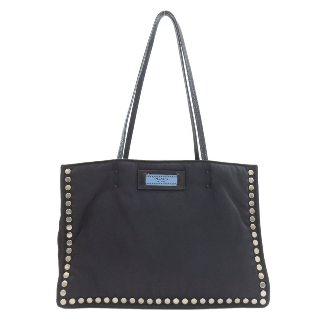 Prada 1BG122 Etiquet Tote Bag Nylon Women's PRADA: --- Catalog ---Category: SizeSize (HxWxD): 23cm x 33cm x 15cm / 9.05'' x 12.99'' x 5.9''Category: DesignType: Tote bagColor: BlackGender: WomenMaterial: Nylon Category: GeneralMPN: 1BG122Brand: Prada-