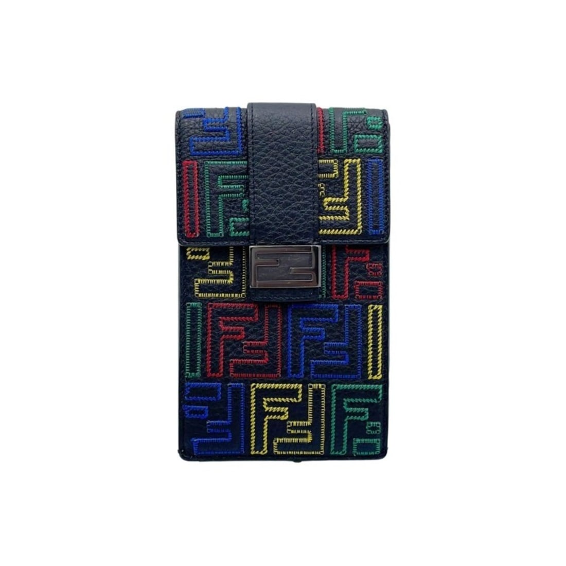 FENDI Zucca Phone Holder 7AS120 Shoulder Bag in Multicolor Leather for Men and Women: --- Catalog ---Category: SizeSize (HxWxD): 17.5cm x 10.5cm x 2cm / 6.88'' x 4.13'' x 0.78''Category: DesignType: Handbag, Shoulder bag, Tote bagColor: Multi-colorGender: Men,WomenMaterial: Leather Cat