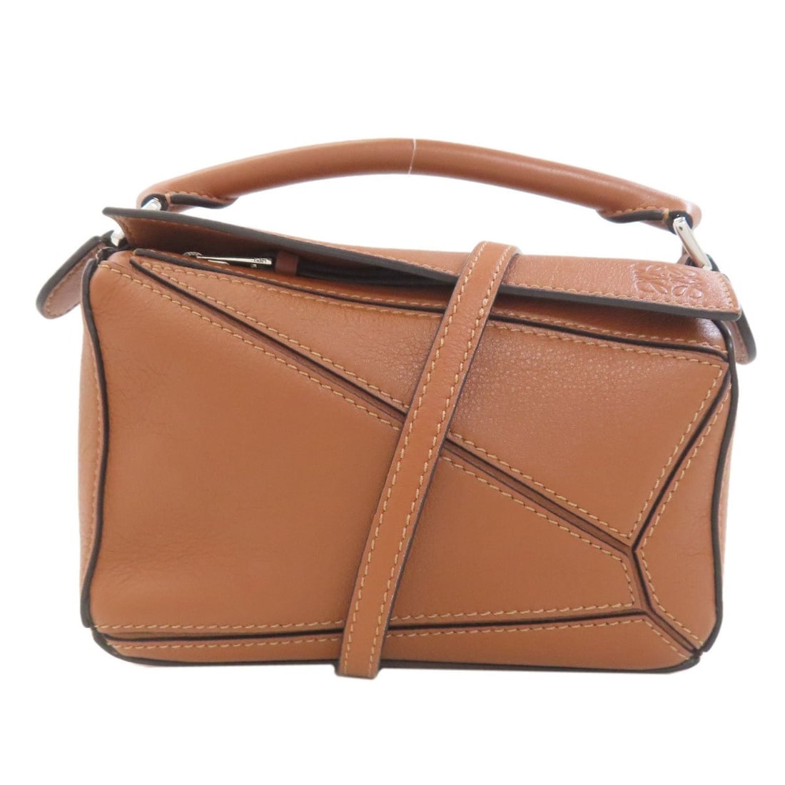 LOEWE Puzzle Bag Mini 2-Way Handbag in Calfskin Leather for Women (1 of 20)