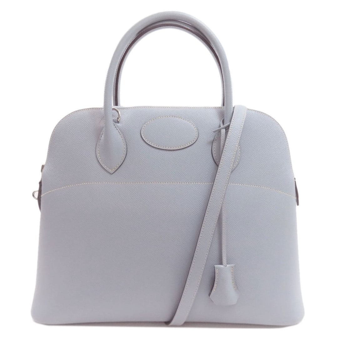 Hermès Bolide 37 Silver Hardware Handbag Epson Women's HERMES: --- Catalog ---Category: SizeSize (HxWxD): 28cm x 37cm x 15cm / 11.02'' x 14.56'' x 5.9''Category: DesignType: HandbagColor: Light blueGender: WomenMaterial: Epsom leather Category: GeneralBrand: Herm