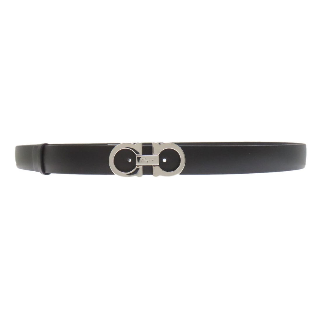 Salvatore Ferragamo Gancini hardware leather belt for men: --- Catalog ---Category: SizeLength: 97cm - 103cm / 38.18'' - 40.55''Category: DesignType: Standard beltColor: BlackGender: MenMaterial (Strap): Leather Category: GeneralBrand: Salvatore Ferragamo---