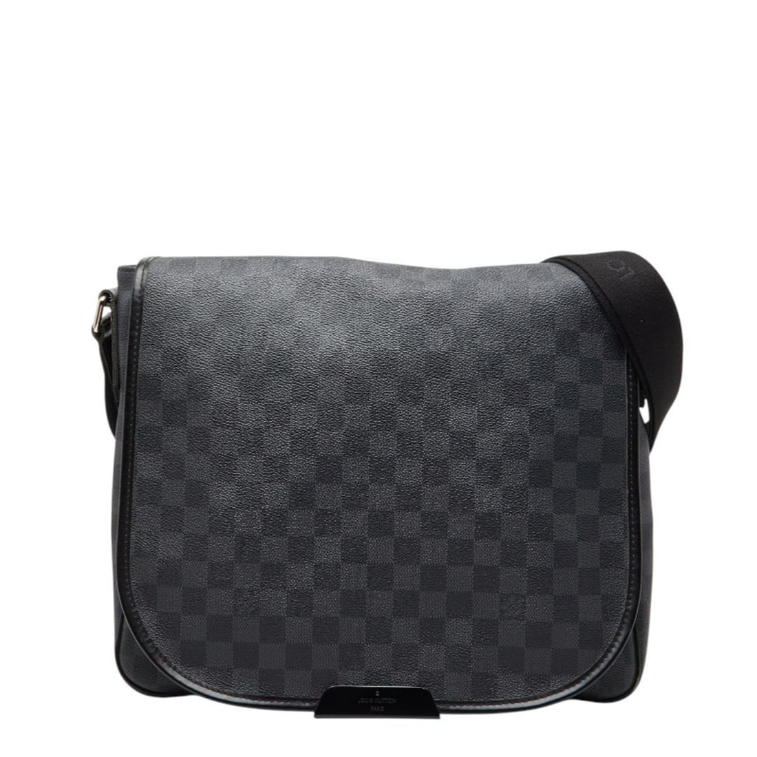 Louis Vuitton Damier Graphite Daniel MM Shoulder Bag N58029 Black Leather Men's LOUIS VUITTON (1 of 11)