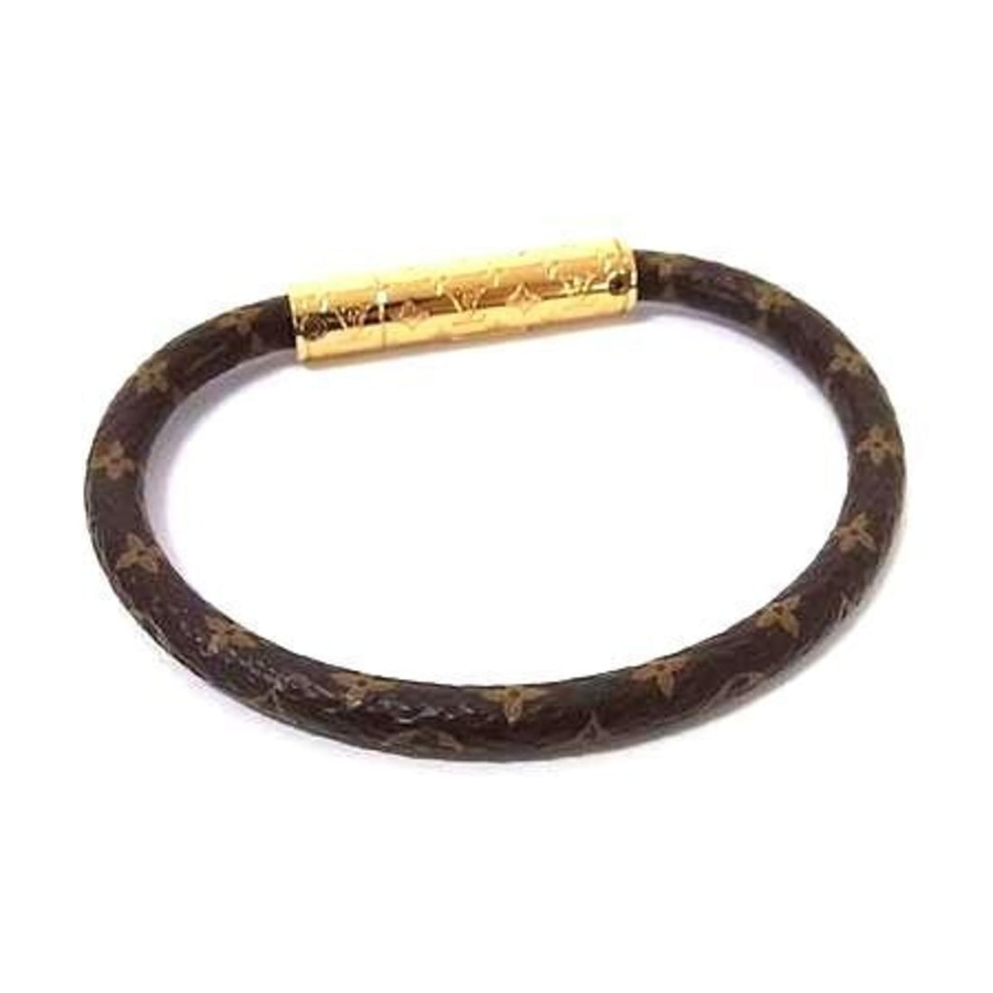 LOUIS VUITTON LV Confidential Bracelet M8274F Brown Monogram for Men and Women (1 of 12)