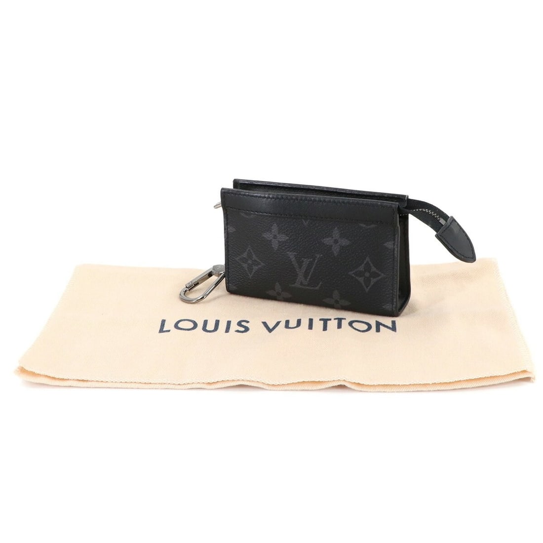Louis Vuitton Monogram Eclipse Pochette Cles Voyage Wallet, Coin Purse, Key Case, M82776 RFID (1 of 11)