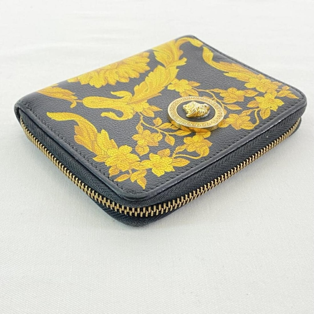 VERSACE Barocco Wallet Black Versace - 4