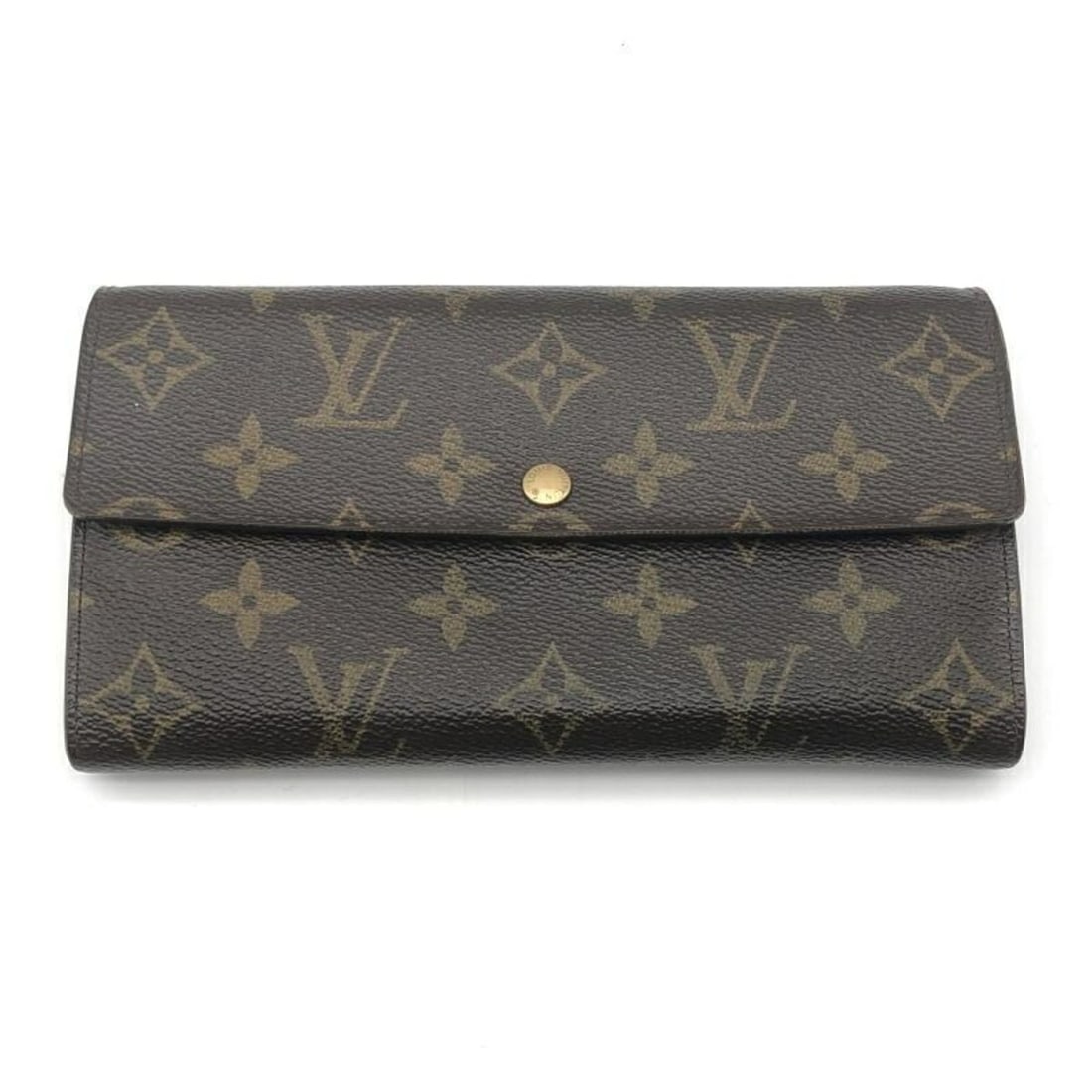 LOUIS VUITTON Portefeuille Sarah Long Wallet M61734 Monogram Brown Louis Vuitton (1 of 10)