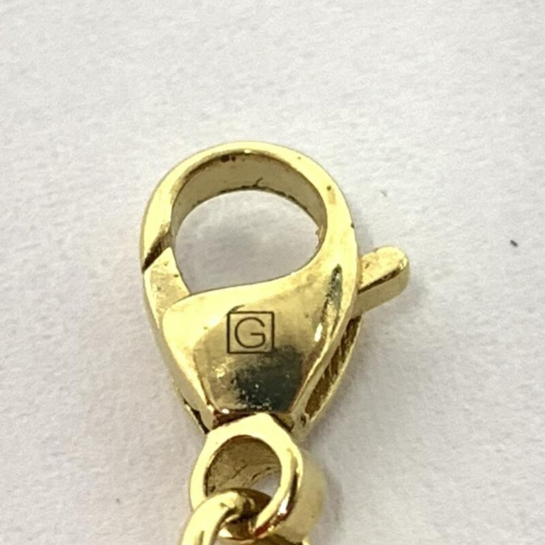 GUCCI Script Chain Necklace, Gold, 40cm - 6