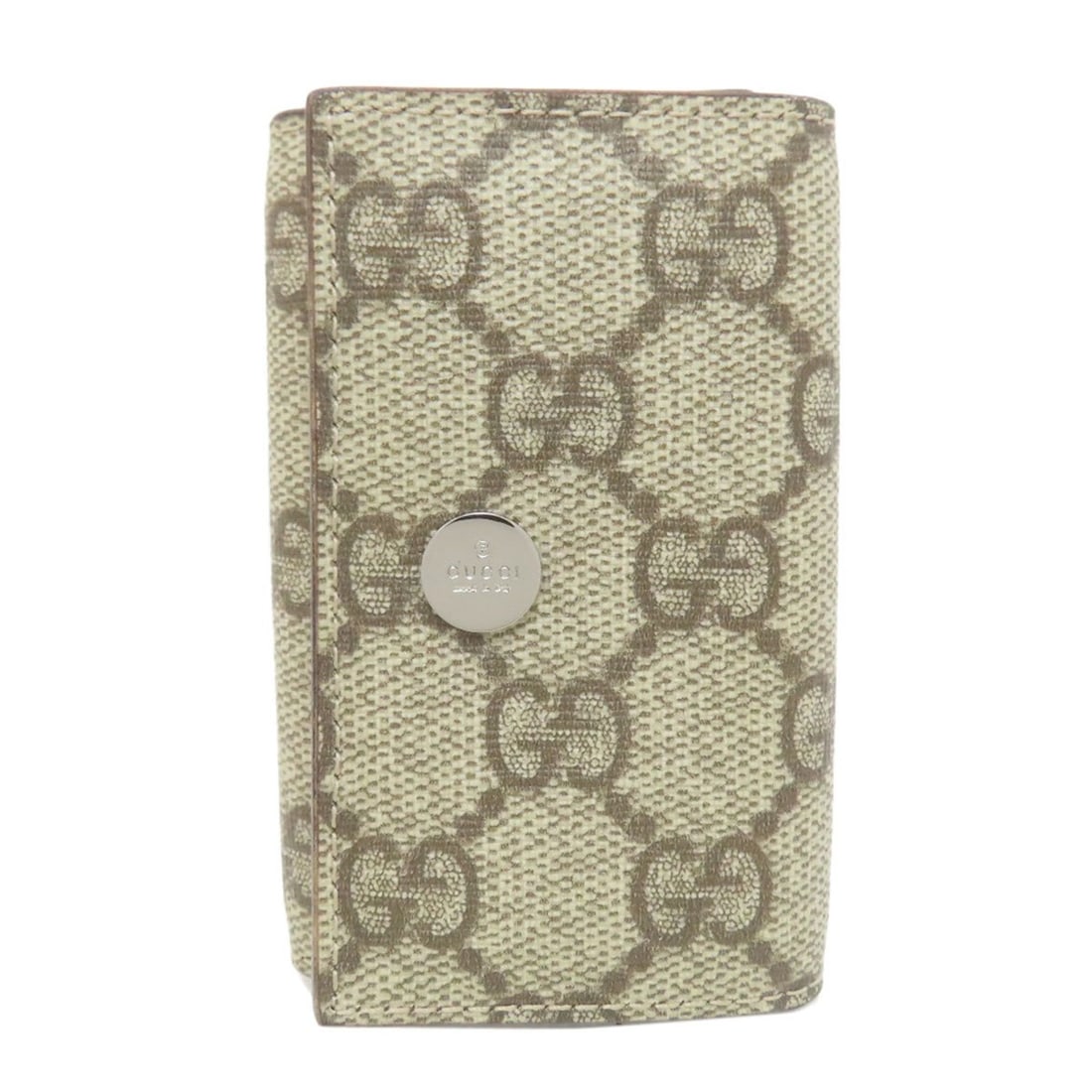 Gucci 115063 GG Supreme Key Case PVC Women's GUCCI: --- Catalog ---Category: DesignType: KeycaseColor: BrownGender: WomenMaterial: PVC Category: GeneralMPN: 115063Brand: GucciCategory: Physical PropertiesSize (HxWxD): 9.5cm x 6.5cm x 2cm / 3.74'' x 2.5