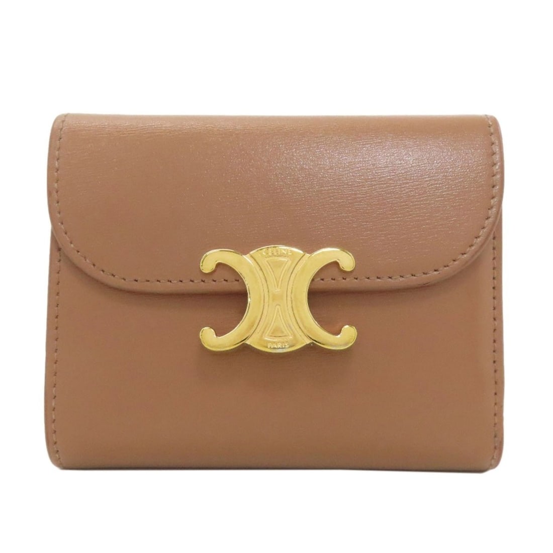 Celine Macadam Tri-fold Wallet, Bi-fold Leather, Women's, CELINE: --- Catalog ---Category: SizeSize (HxWxD): 8cm x 10cm x 3cm / 3.14'' x 3.93'' x 1.18''Category: DesignType: Wallet (tri-fold)Color: BrownGender: WomenMaterial: Leather Category: GeneralBrand: Celine--