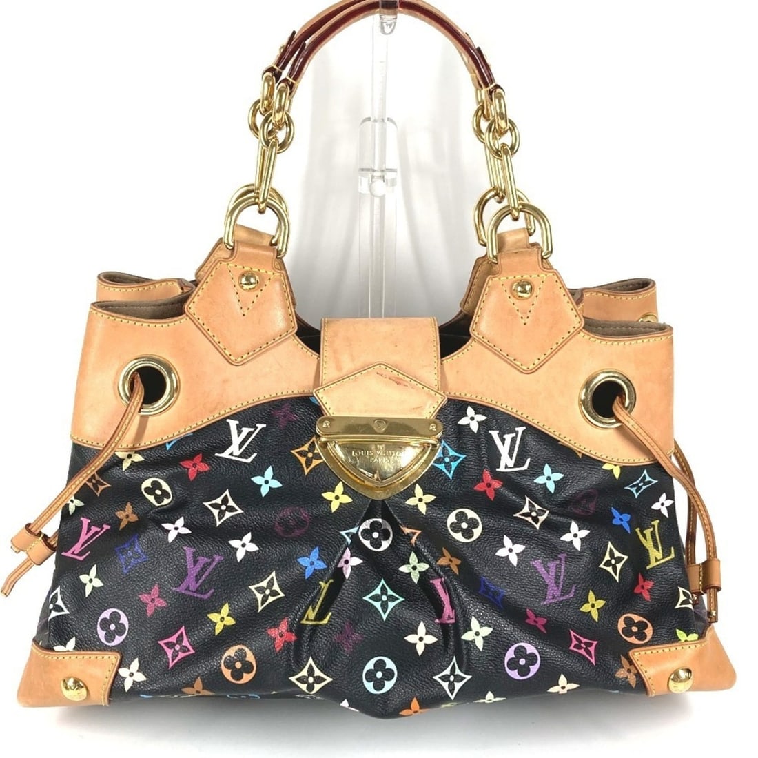 LOUIS VUITTON M40124 Monogram Multicolore Ursula Tote Shoulder Bag in Canvas, Men's and Women's, (1 of 18)