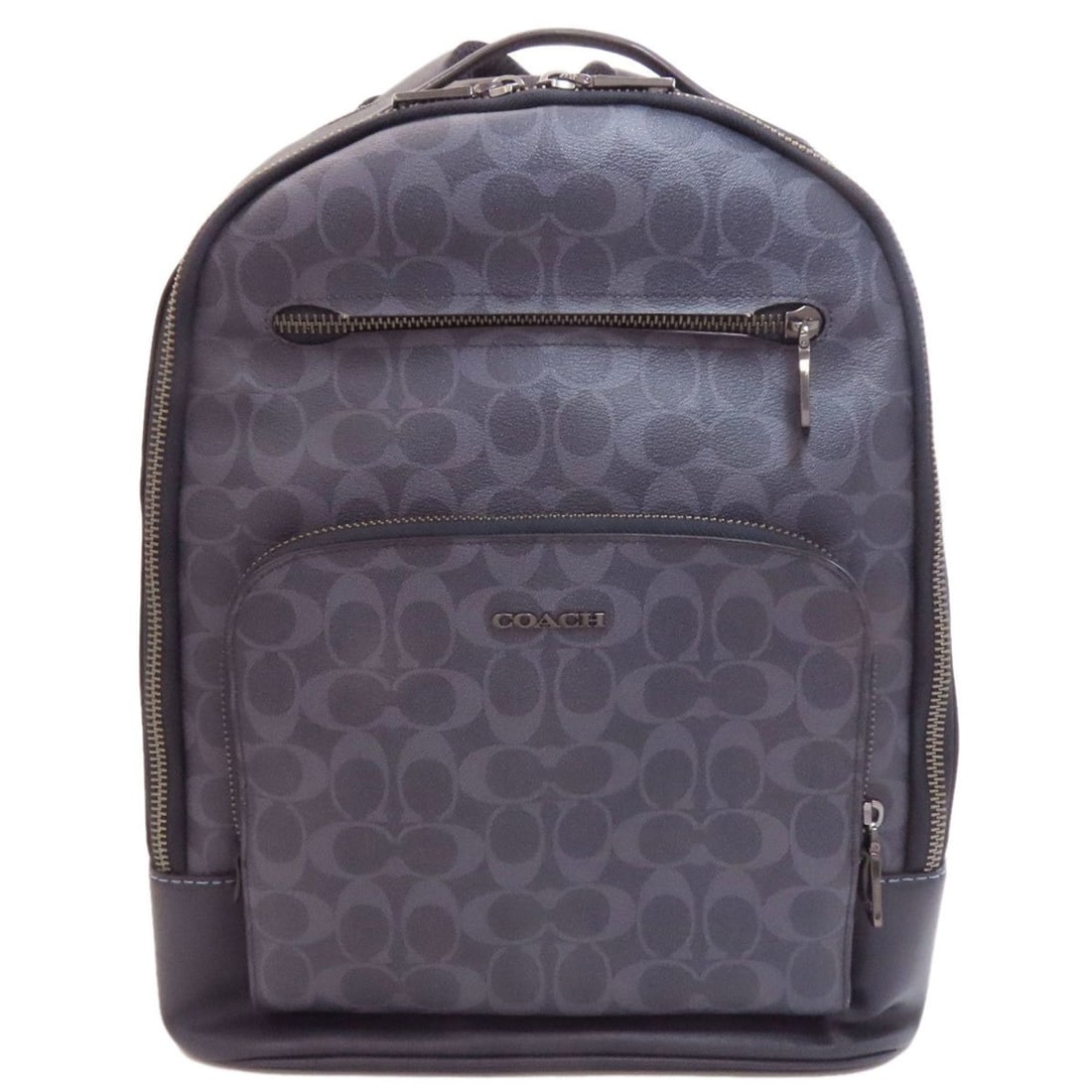 Coach CU548 Ethan Signature Backpack/Daypack in PVC, Women's: --- Catalog ---Category: SizeSize (HxWxD): 41cm x 32.5cm x 13cm / 16.14'' x 12.79'' x 5.11''Category: DesignType: BackpackColor: NavyGender: WomenMaterial: PVC Category: GeneralMPN: CU548Brand: Coach-