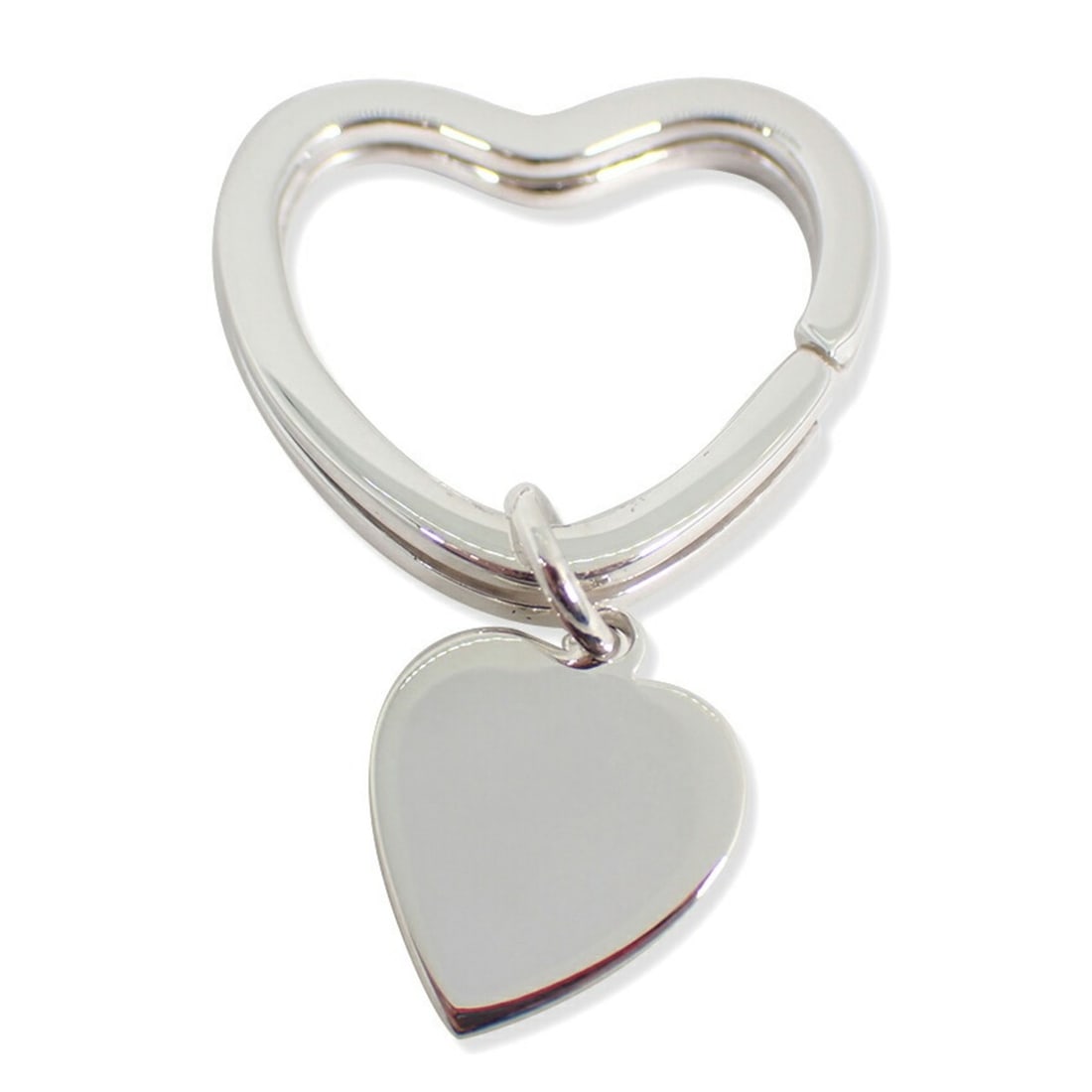 TIFFANY 925 Heart Tag Key Ring: --- Catalog ---Category: SizeSize (HxWxD): 25.3cm x 26.2cm / 9.96'' x 10.31''Category: DesignType: KeyringGender: WomenMaterial: Sterling silver 925Category: GeneralBrand: Tiffany--- Item List ---Sect