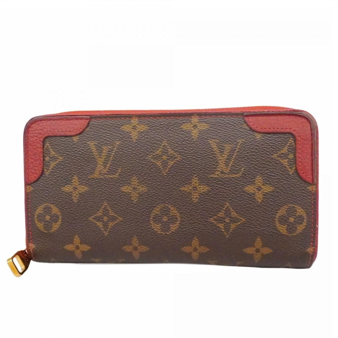 Louis Vuitton Monogram Retiro Zippy Wallet M61854 Brown, Women's (1 of 15)