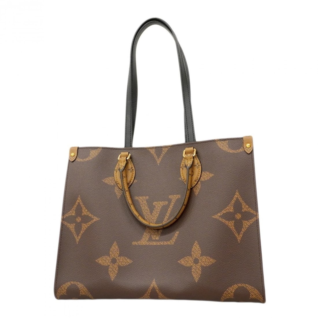Louis Vuitton Monogram Giant Reverse On-the-Go MM Tote Bag M45321 Brown 2-Way for Women P2422589: --- Catalog ---Category: SizeSize (HxWxD): 27cm x 34cm x 15cm / 10.62'' x 13.38'' x 5.9''Category: DesignType: Tote bagColor: BrownGender: WomenCategory: GeneralMPN: M45321Brand: Louis Vuitton--- Item