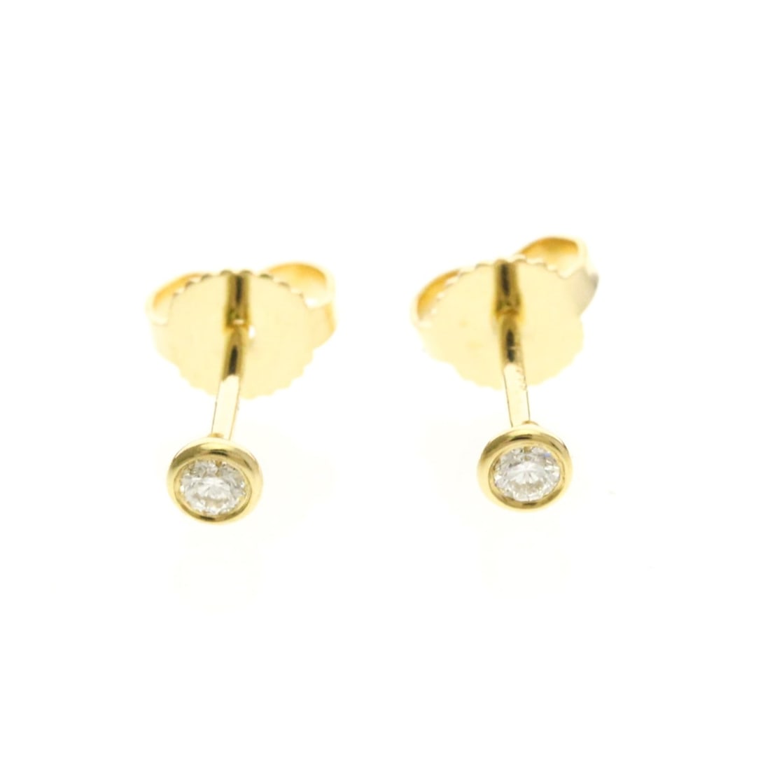 Tiffany Diamonds By The Yard Diamond Yellow Gold (18K) Stud Earrings Gold (1 of 14)