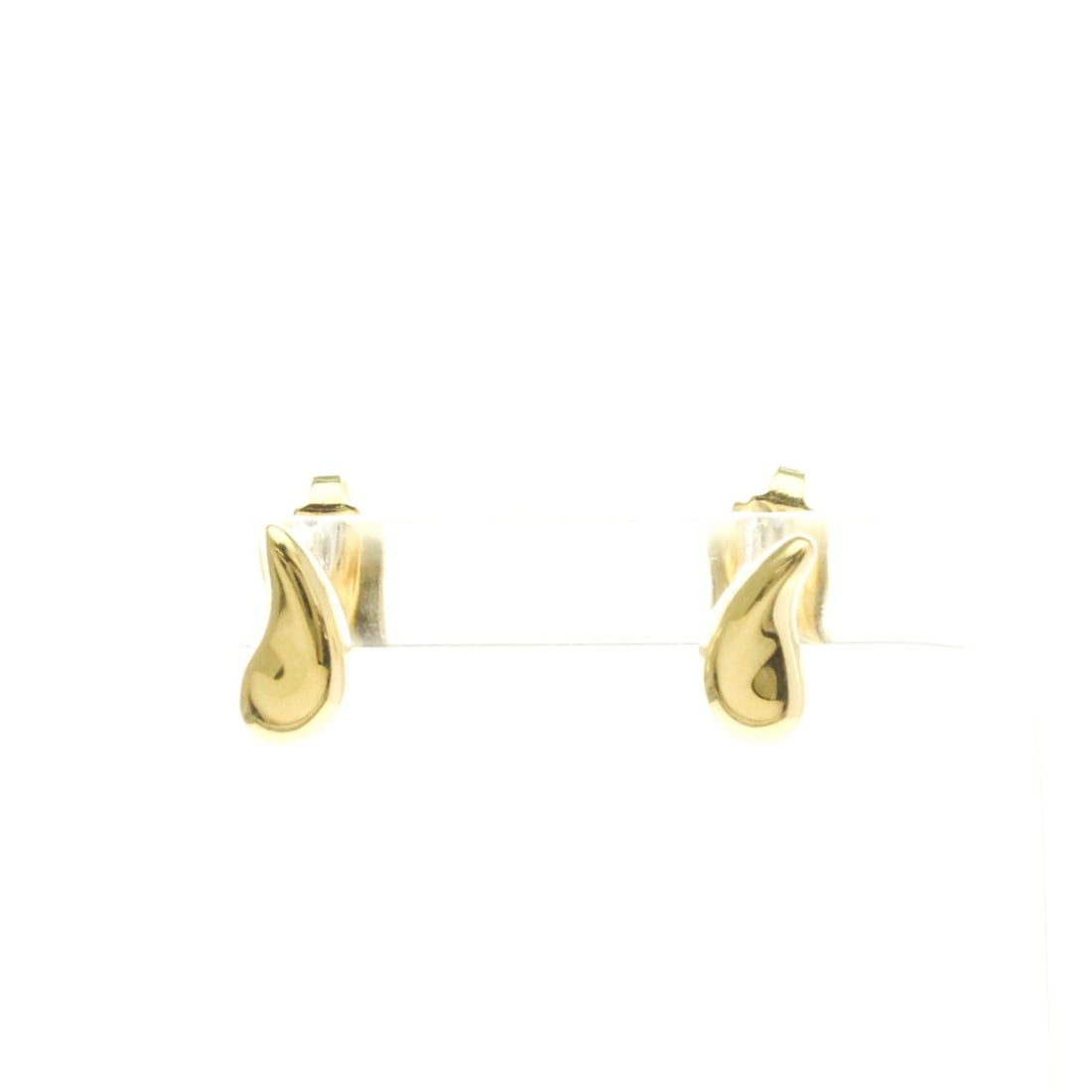 Tiffany Teardrop Earrings No Stone Yellow Gold (18K) Stud Earrings Gold: --- Catalog ---Category: SizeWeight: 1.9g / 0.06oz.Size (HxWxD): 9.70mm x 5.00mm / 0.38'' x 0.20''Category: DesignType: Stud earringsColor: GoldMetal: GoldStone: No StoneStyle: FashionGender: Men,Wome