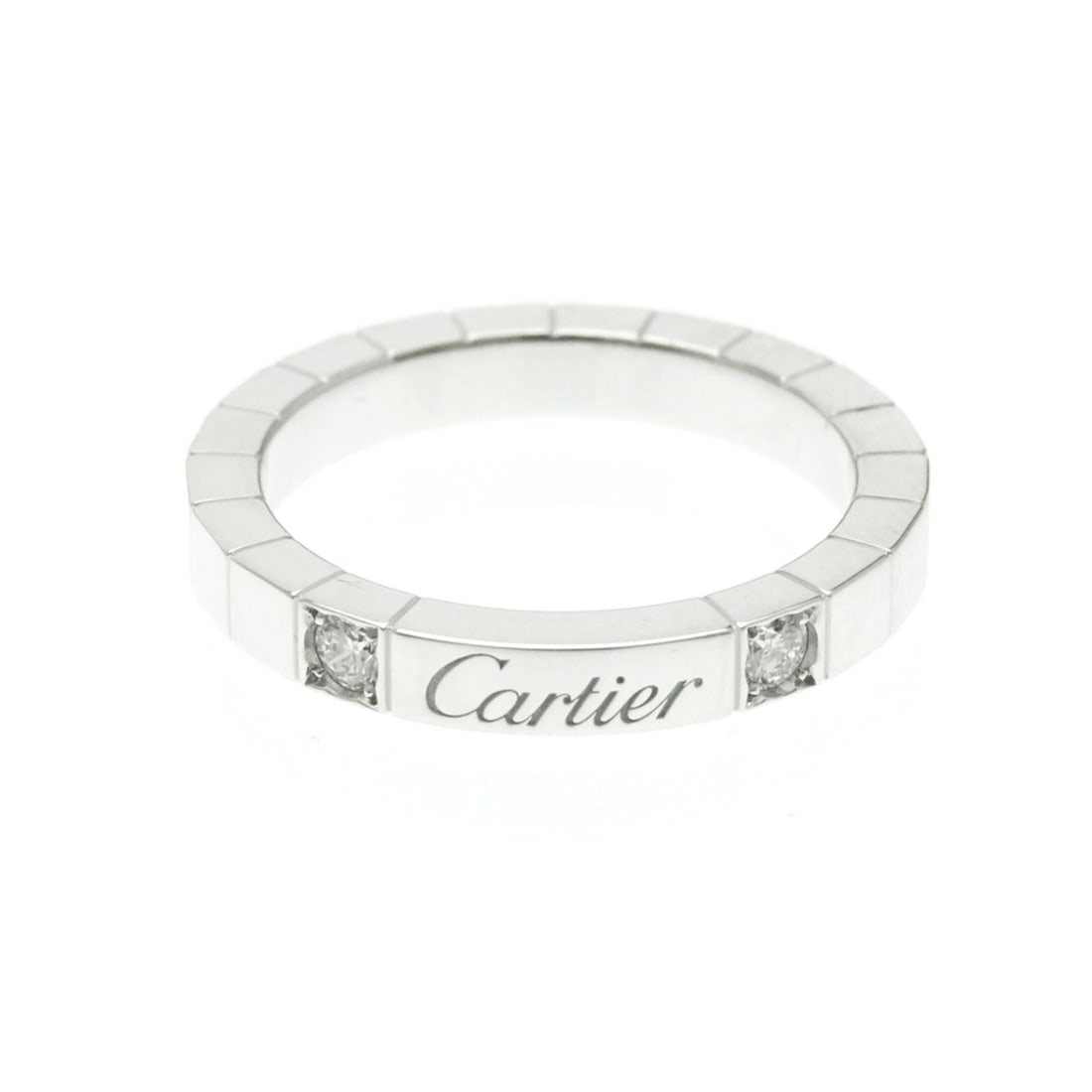 Cartier Raniere 2-piece Diamond Ring Platinum Fashion Diamond Band Ring Silver: --- Catalog ---Category: SizeWidth: 3mm / 0.12''Weight: 5.9g / 0.2oz.JP Size: 12US Size: 6Brand Size: 52Category: DesignType: Band ringColor: SilverMetal: White GoldStone: DiamondStyle: FashionGender: