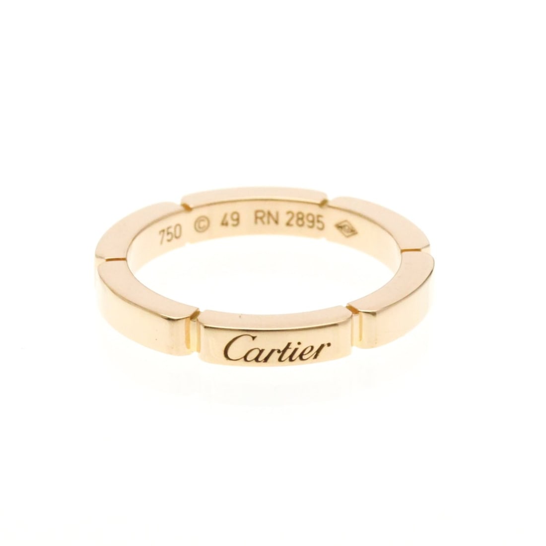 Cartier Maillon Panthère Ring Pink Gold (18K) Fashion No Stone Band Ring Pink Gold (1 of 13)