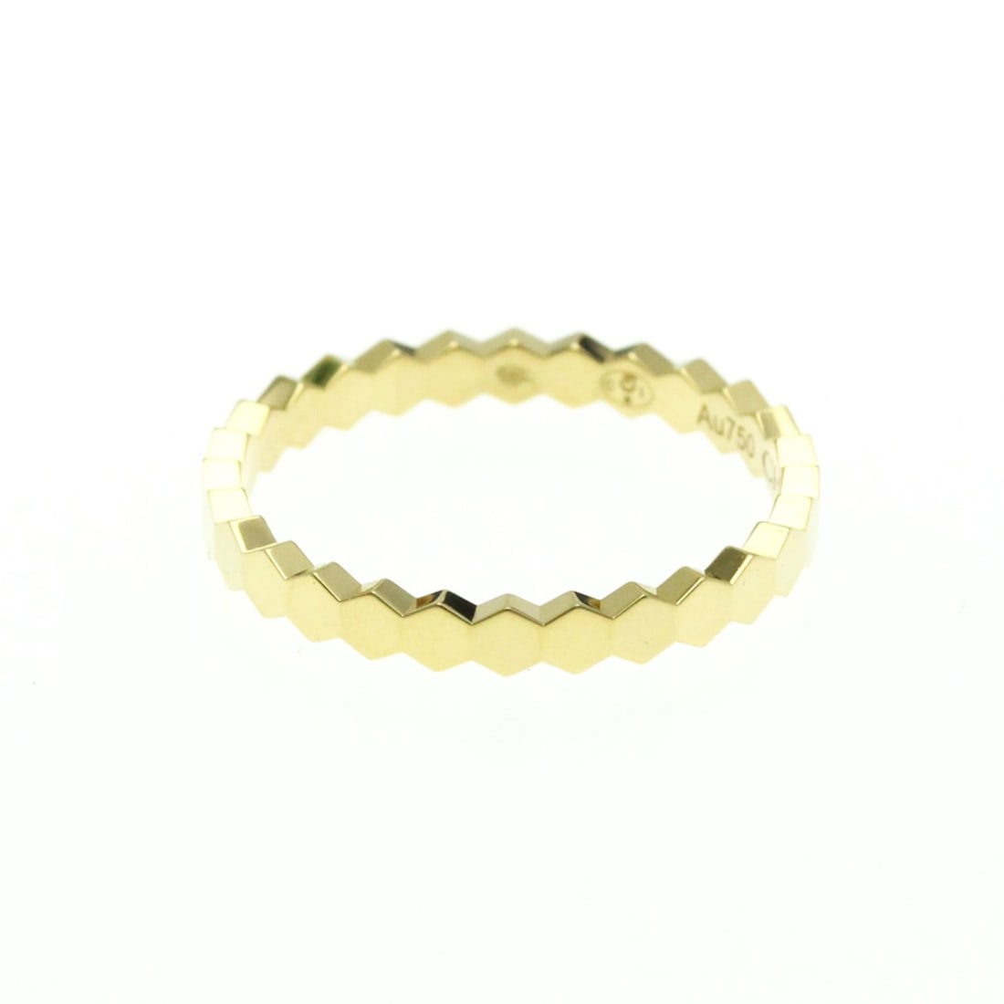 Chaumet Be My Love Honeycomb Ring 081885-053 Yellow Gold (18K) Fashion No Stone Band Ring Gold (1 of 14)