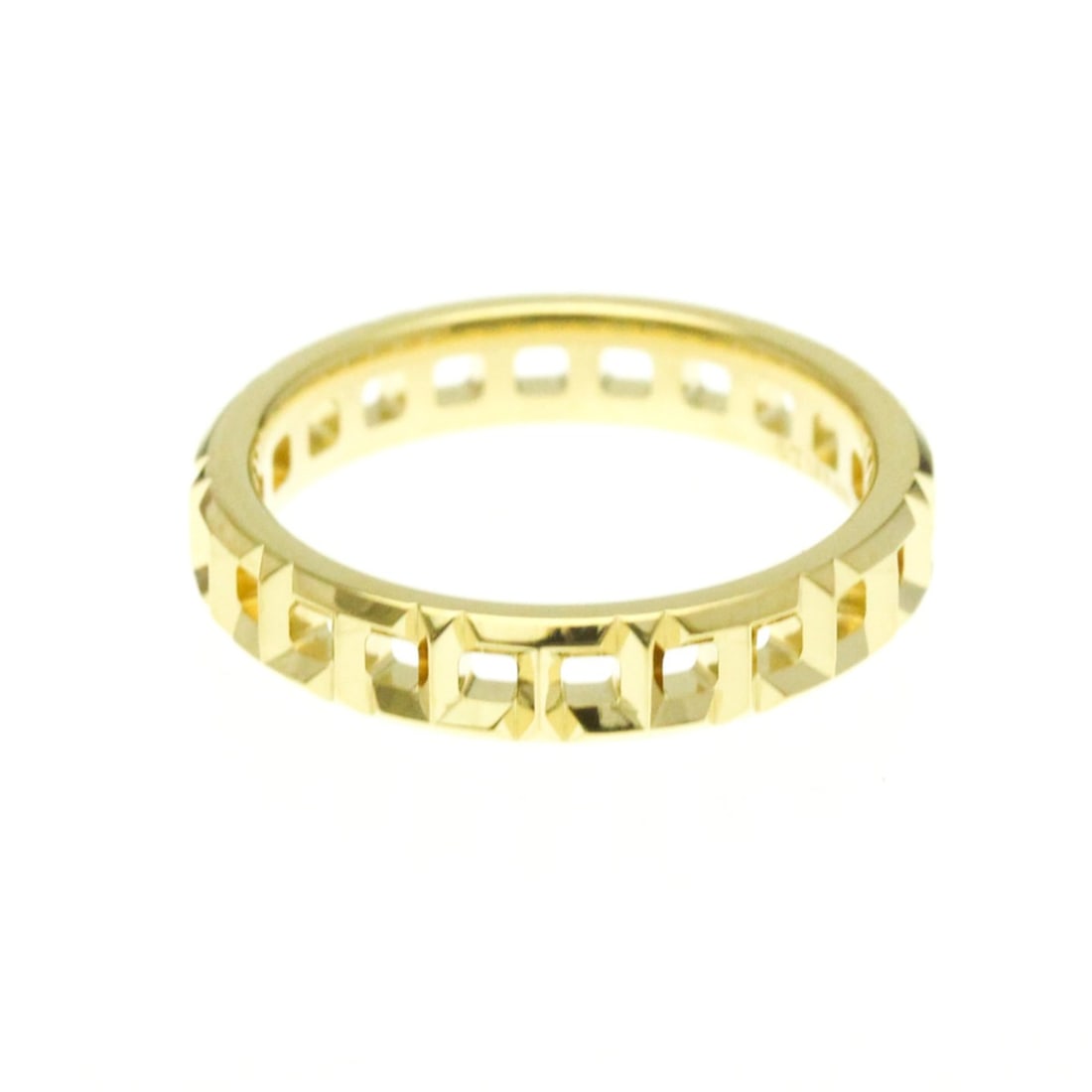 Tiffany T True Narrow Ring Yellow Gold (18K) Fashion No Stone Band Ring Gold (1 of 15)