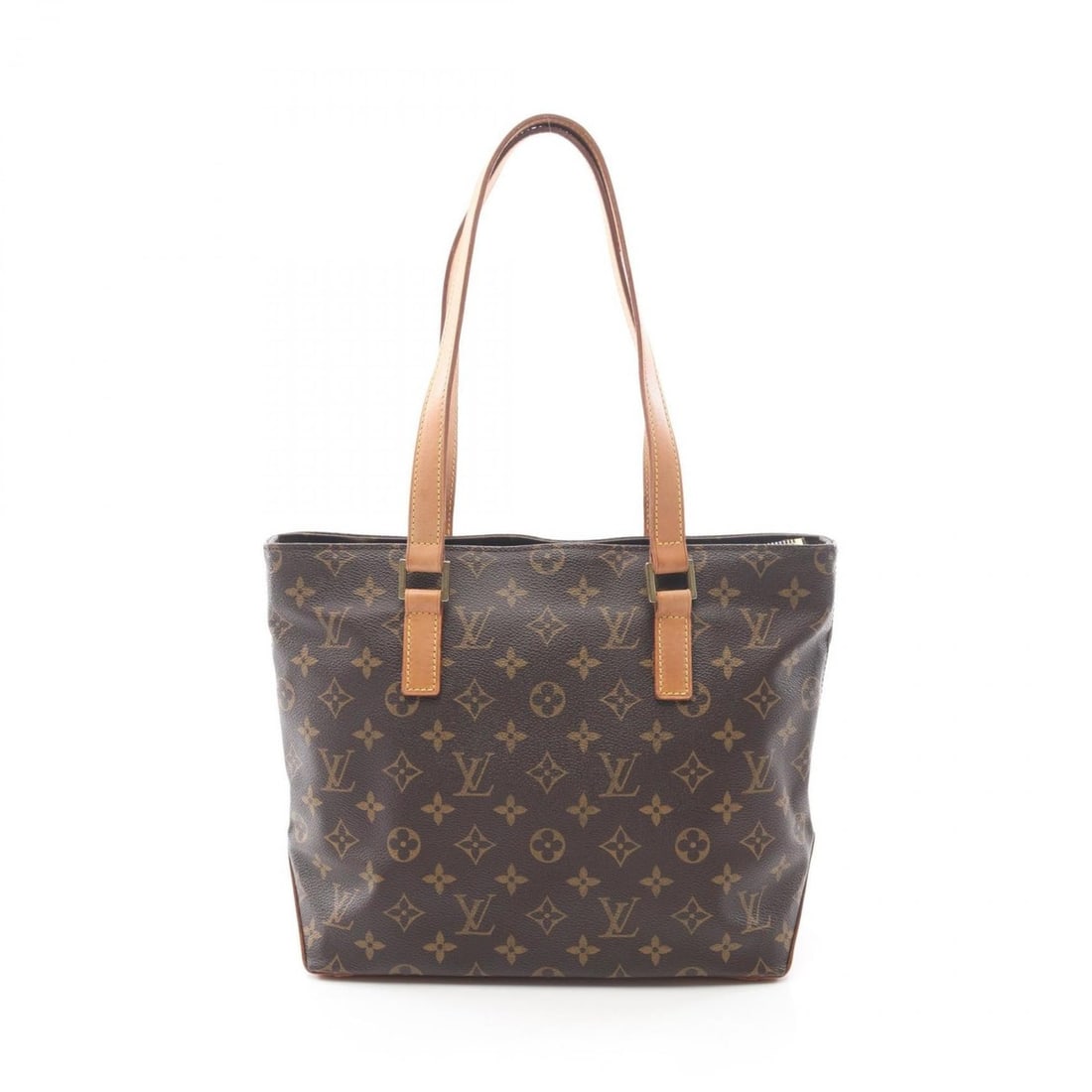 Louis Vuitton Cabas Piano Shoulder Bag/Handbag in Coated Canvas and Leather with Monogram Design, (1 of 12)