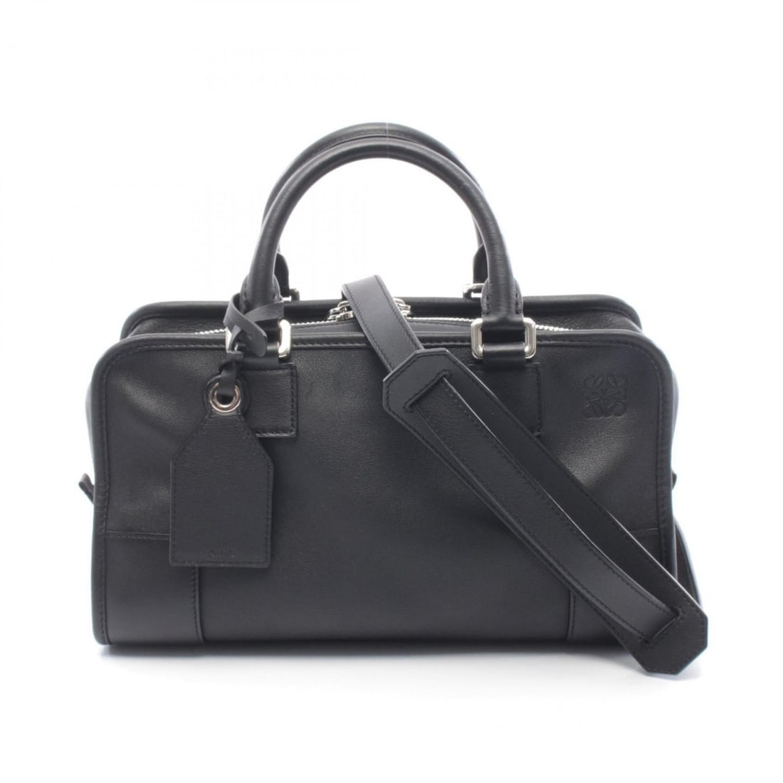 LOEWE Amazona 28 Handbag, Leather, Women's, Black (1 of 11)