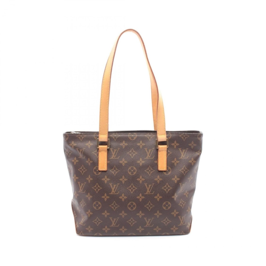 Louis Vuitton Cabas Piano Monogram Shoulder Bag/Handbag in Coated Canvas and Leather, Brown, M51148 (1 of 10)