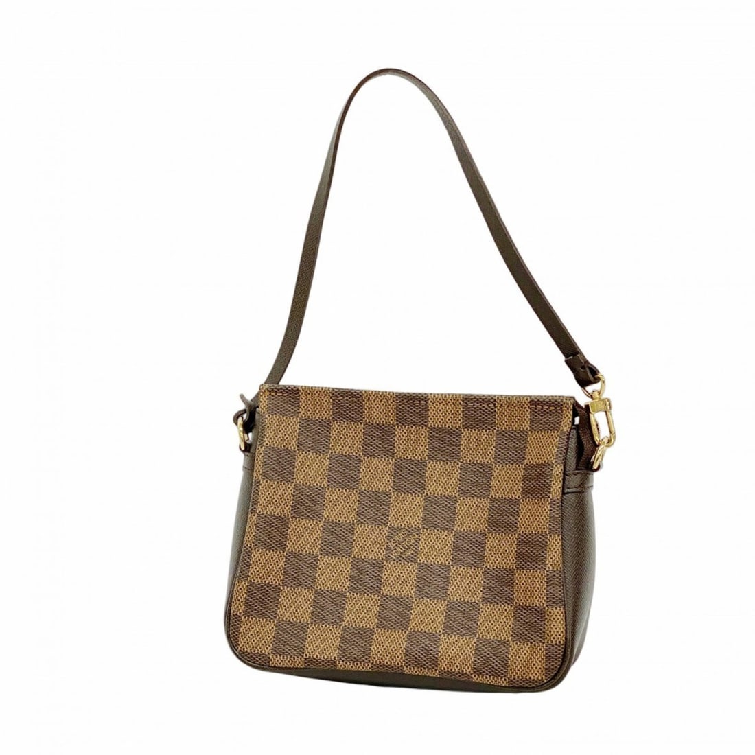 Louis Vuitton Damier Truth Makeup Bag/Pouch N51982 Ebene Women's (1 of 8)