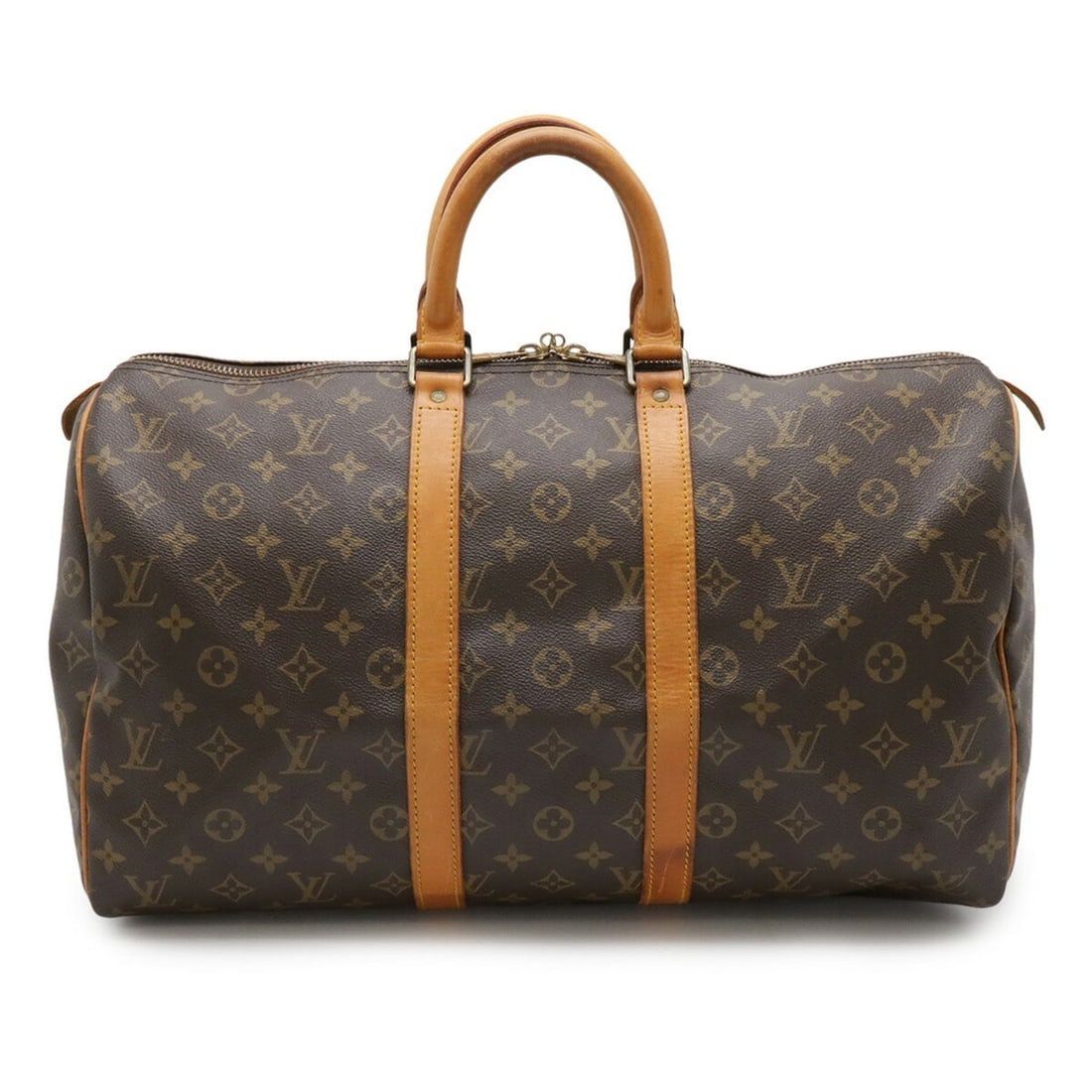 LOUIS VUITTON Monogram Keepall 45 Boston Bag, Handbag, Travel Bag M41428 (1 of 10)