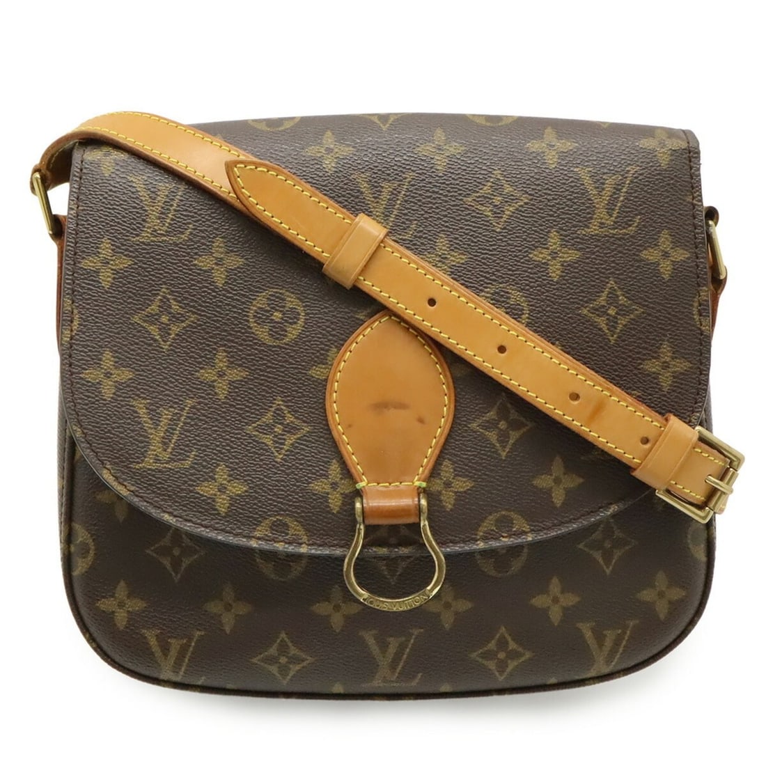 LOUIS VUITTON Monogram Saint-Cloud GM 24 Shoulder Bag M51242 (1 of 10)