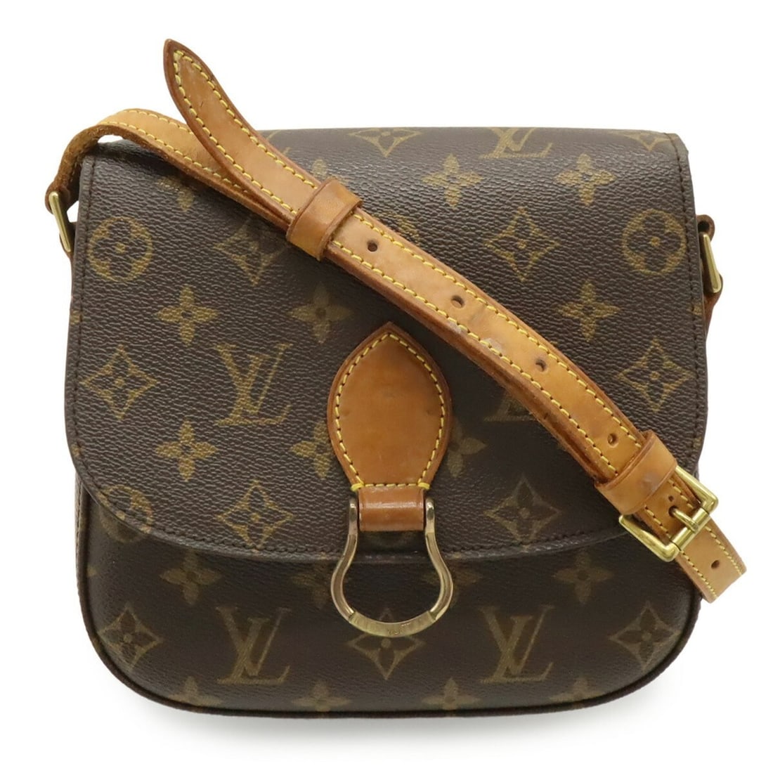 LOUIS VUITTON Monogram Saint-Cloud MM 18 Shoulder Bag Pochette M51243 (1 of 11)
