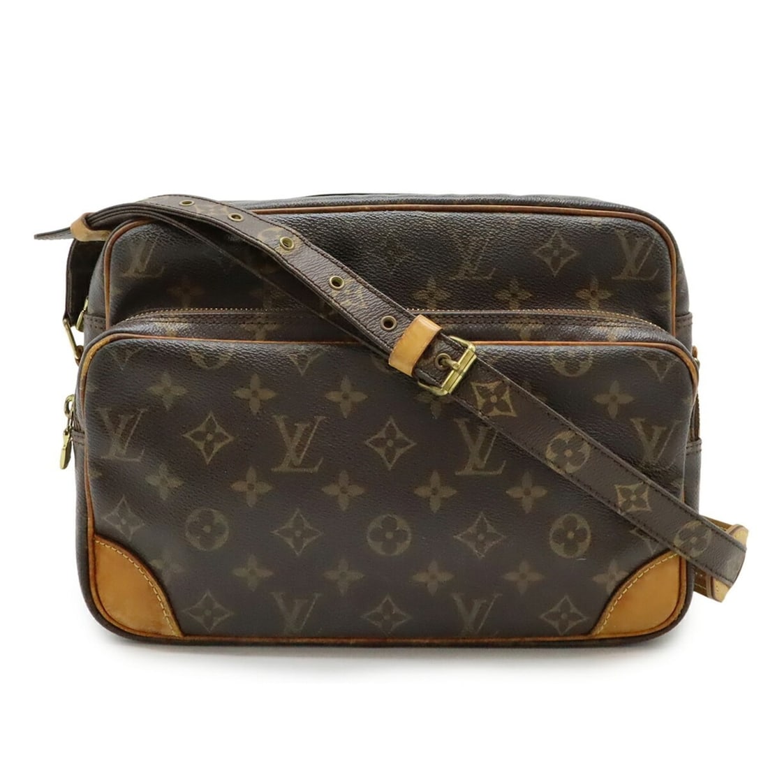 LOUIS VUITTON Monogram Nile Shoulder Bag/Handbag, Non-sticky, M45244 (1 of 10)