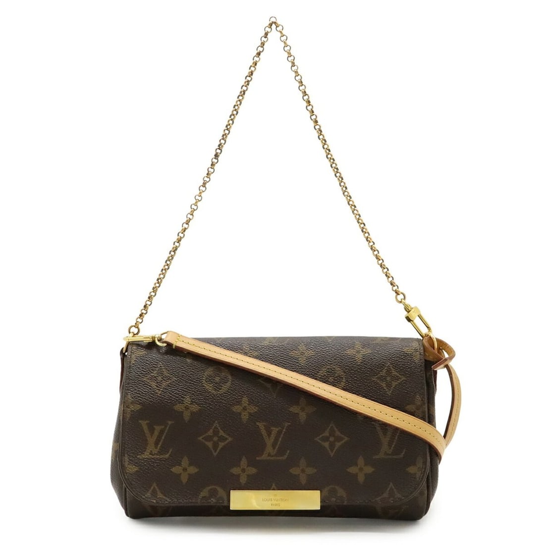 LOUIS VUITTON Monogram Favorite PM Shoulder Bag/Clutch Bag/Pouch M40717 (1 of 10)