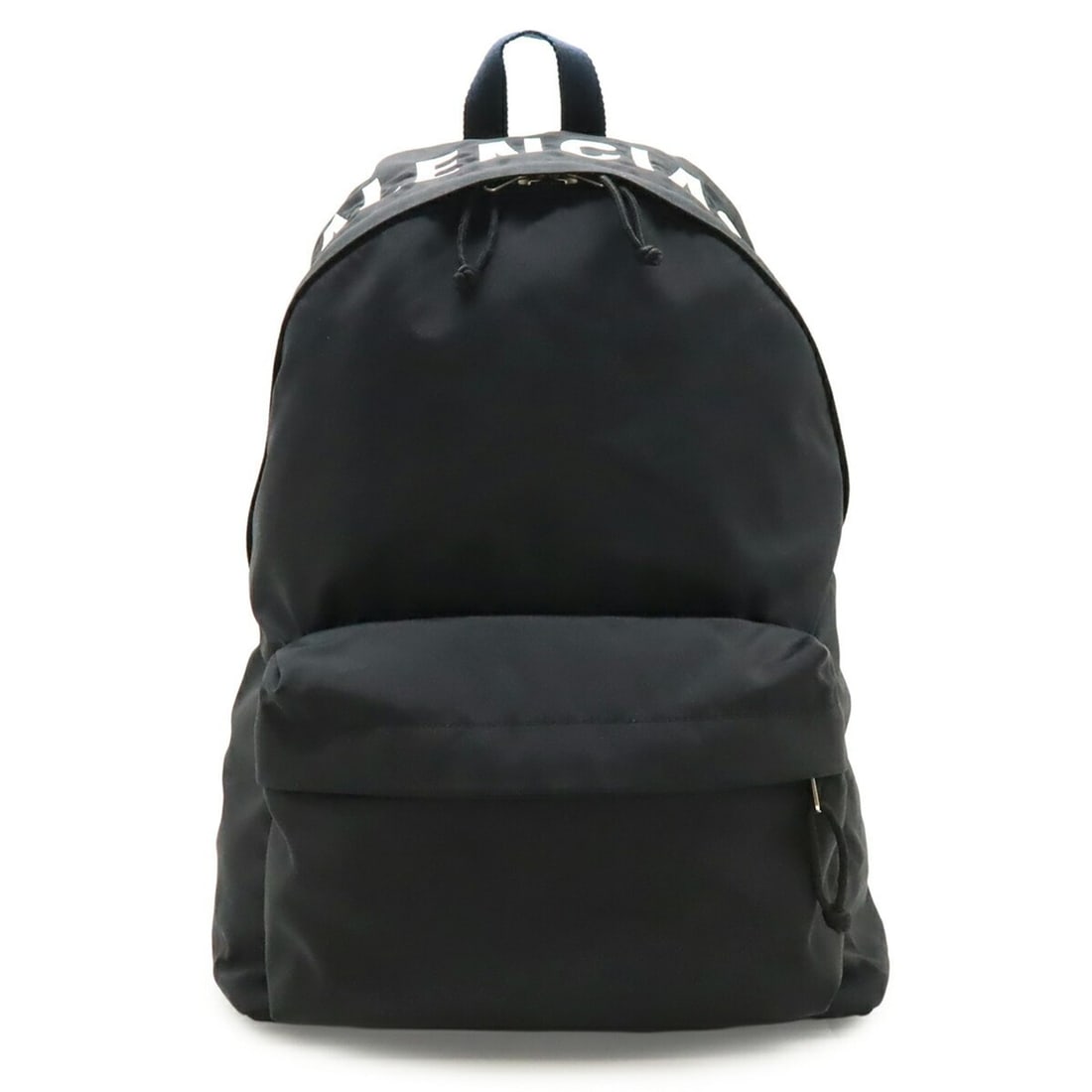 BALENCIAGA WHEEL Backpack, Embroidered Nylon Canvas, Black and Navy, 525162 (1 of 14)